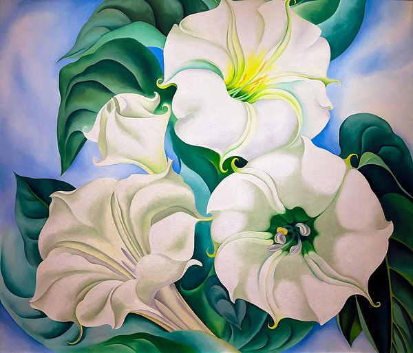 Jimson Weed by Georgia O'Keeffe, 1936