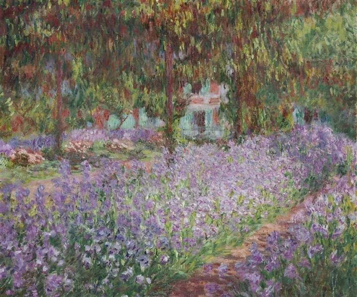 Irises in Monet's Garden 1900 Claude Monet