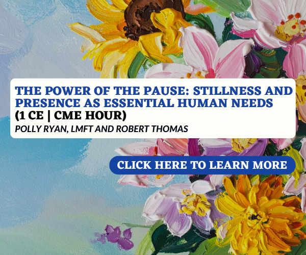 Close-up of an abstract painting featuring sunflowers, pink lilies, and purple flowers with a blue sky background.