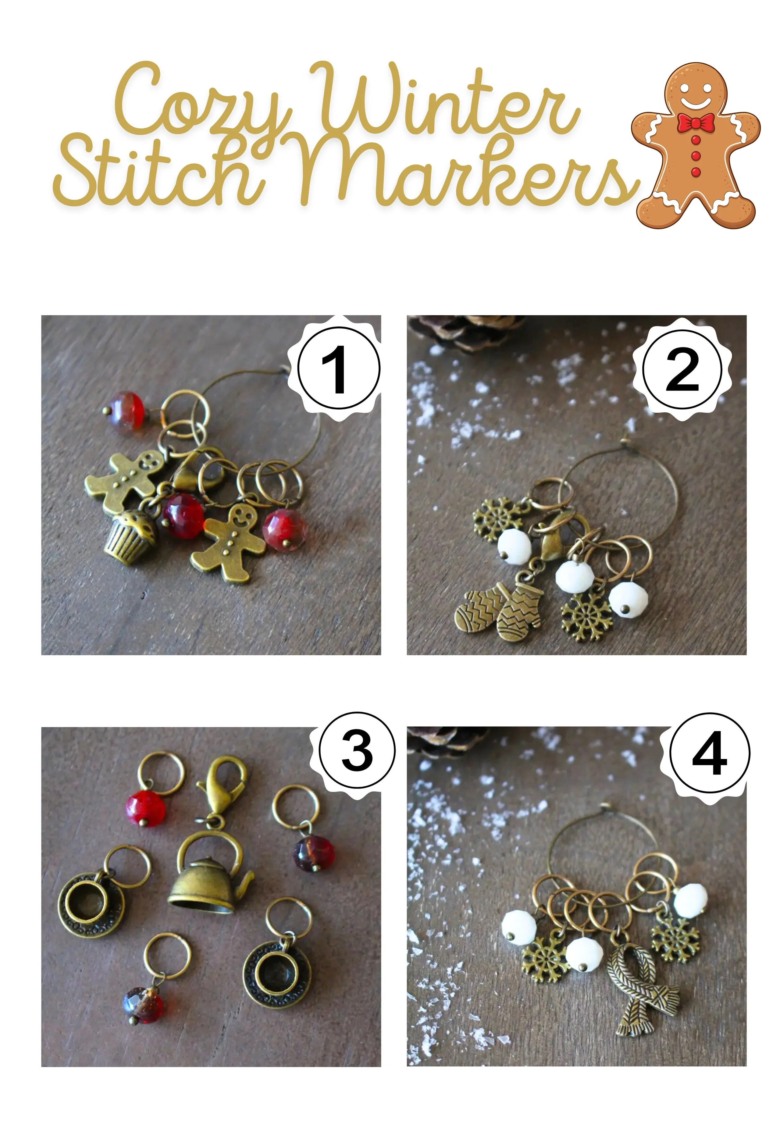 Cozy Winter Stitch Markers