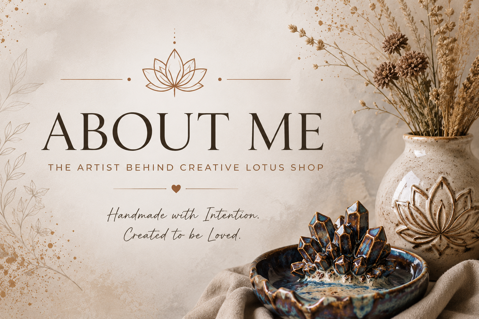 Tara Hinkley, artist and founder of Creative Lotus Shop, creates handmade ceramic memorial urns and keepsakes for pets and loved ones. Each piece is thoughtfully designed to celebrate a unique life and provide comfort through art