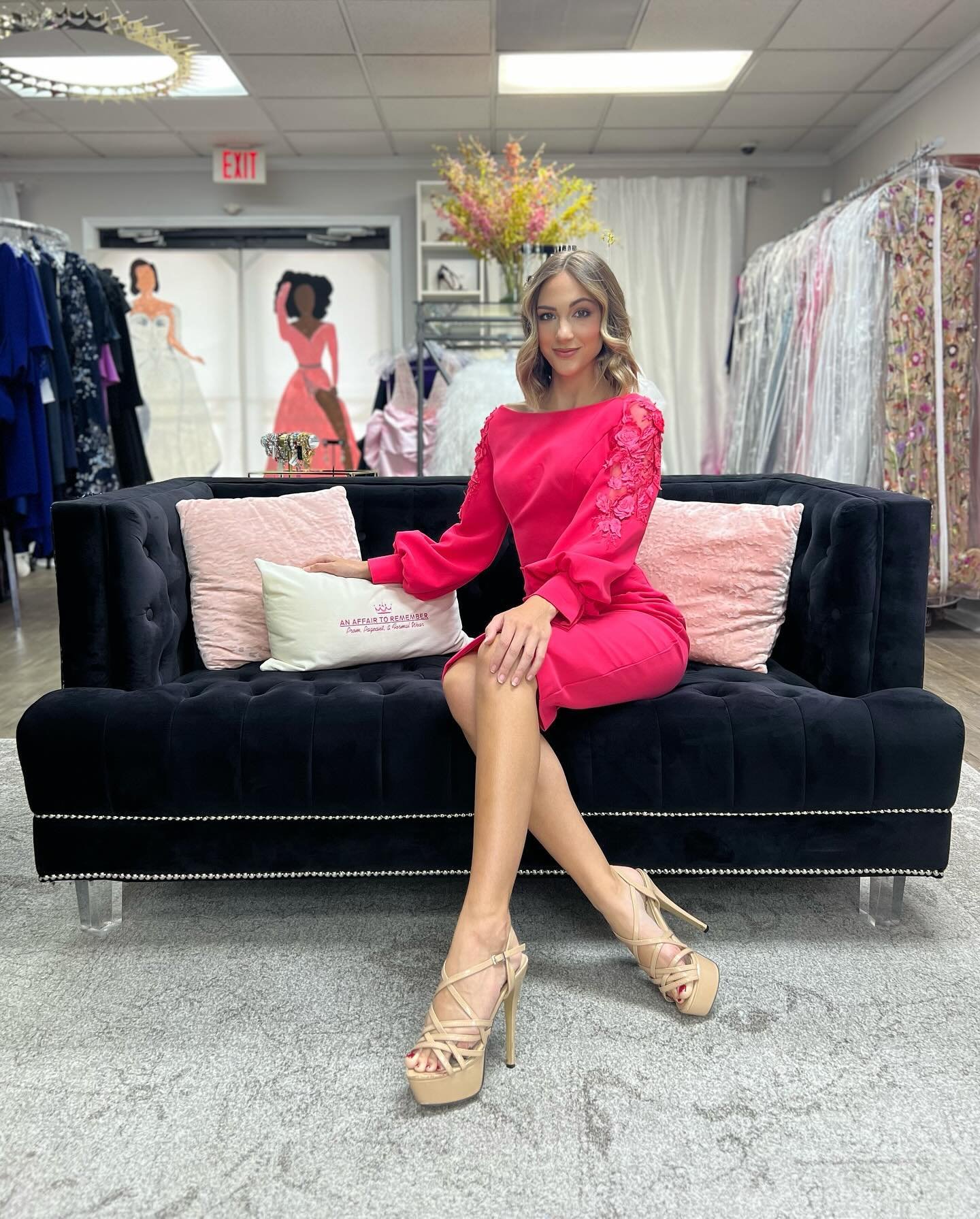 Looking for the perfect cocktail?  This bright pink dress would be perfect for any summer social occasion you have this season!!! 🩷 Shop in store now!! #AATRNC 

#aatrnc #aatr #dresses #dress #fayettevillenc #northcarolina #raleigh #charlotte #durha