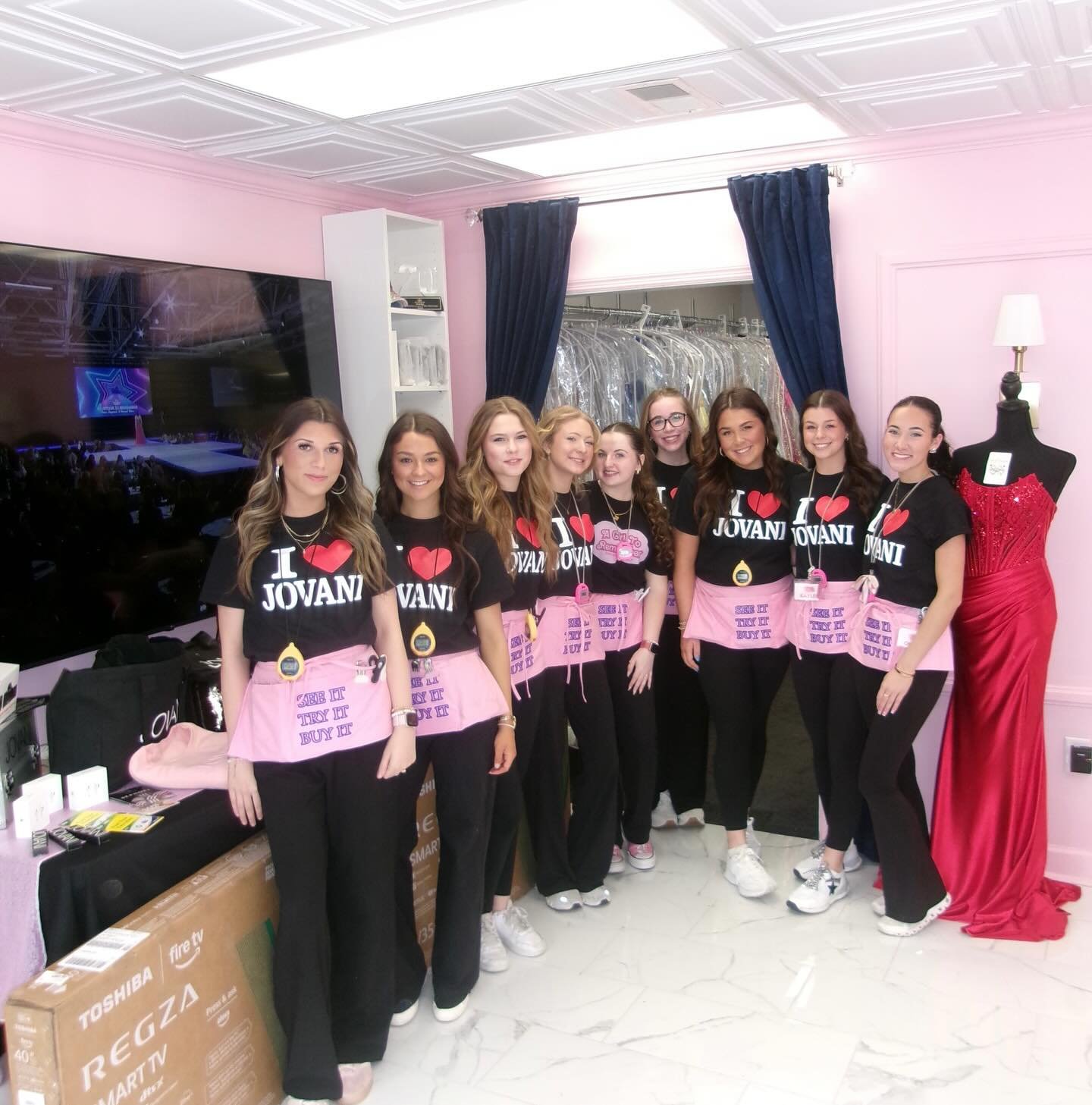 Our girls are ready for day 2!!✨🛍️🩷👗🤗📸

Swing by for day 2 of our Jovani Trunk show!!!👗🎀

Matt is in store all day to help with all your Jovani needs!✨💕

#aatrnc #jovani #jovanifashions #anaffairtoremember