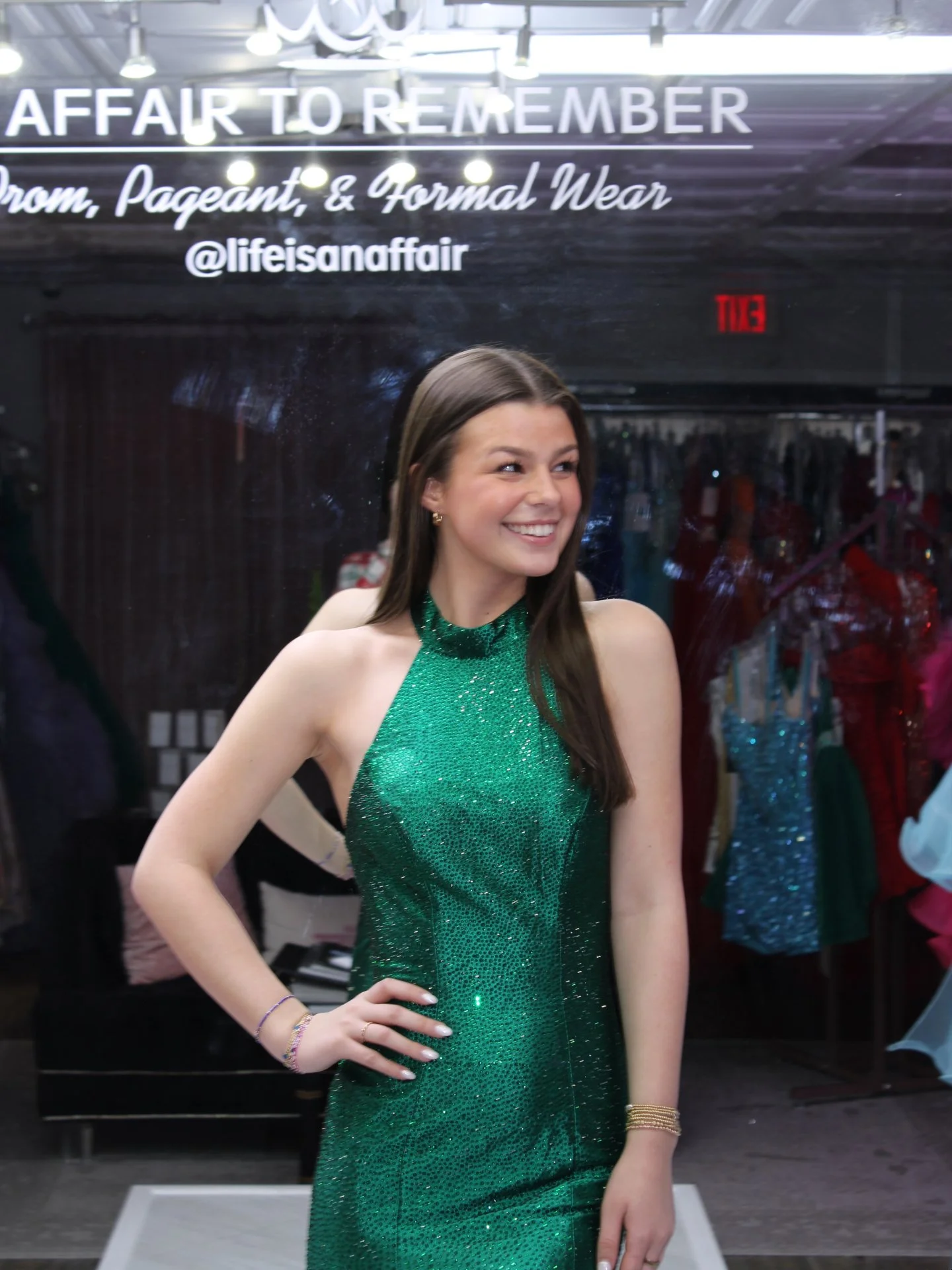 Emerald elegance made for unforgettable nights💚

Shop this emerald moment, and so many more in store!💚✨👗

Prom Season Shopping Hours:
M, W, Th, Fri: 11-6
Sat: 10-5
Sun: 12-5
Closed Tuesday
Walk in only for Prom.

#prom #prom26 #aatrnc #emeraldgree