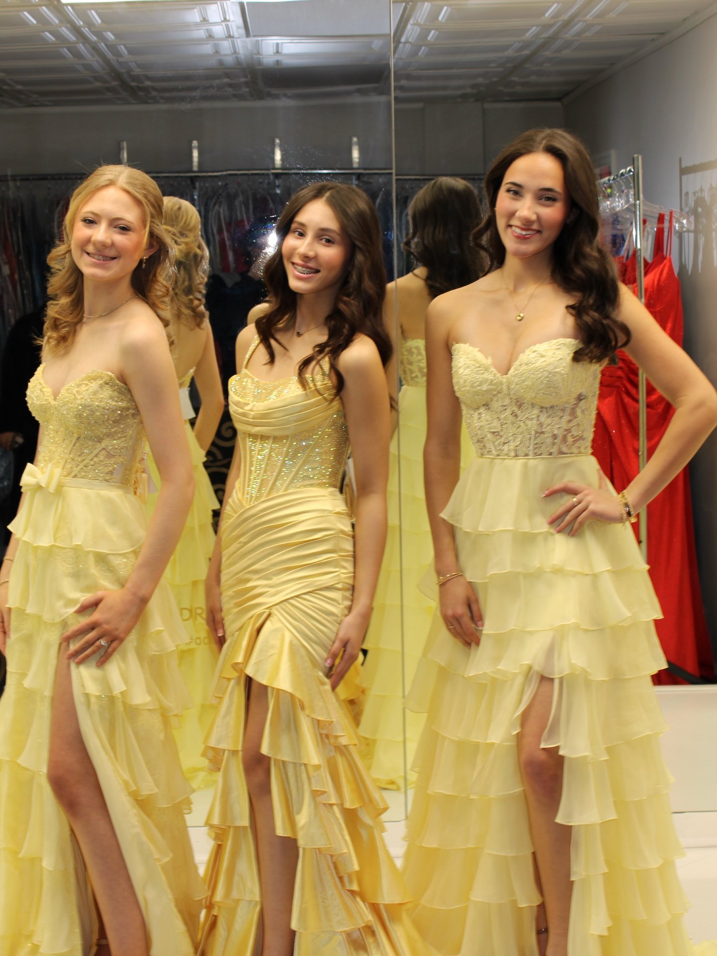 Shopping is always more fun when you get to do it with your girls!💛

Spend your Galentines weekend with us and find the dress you&rsquo;ll fall in love with💛✨

#prom #yellowdress #galentines #bffs #fayettevillenc