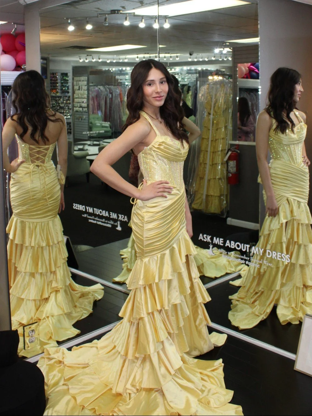 Tale as old as time&hellip;but make it prom💛

Find your fairytale dress with us!✨💛

Prom Season Hours
M, W, Th, F: 11-6
Saturday: 10-5
Sunday: 12-5
Closed Tuesdays 
Walk in only for prom🫶🏼

#belle #aatrnc #promdress #agirltoremember #fayetteville