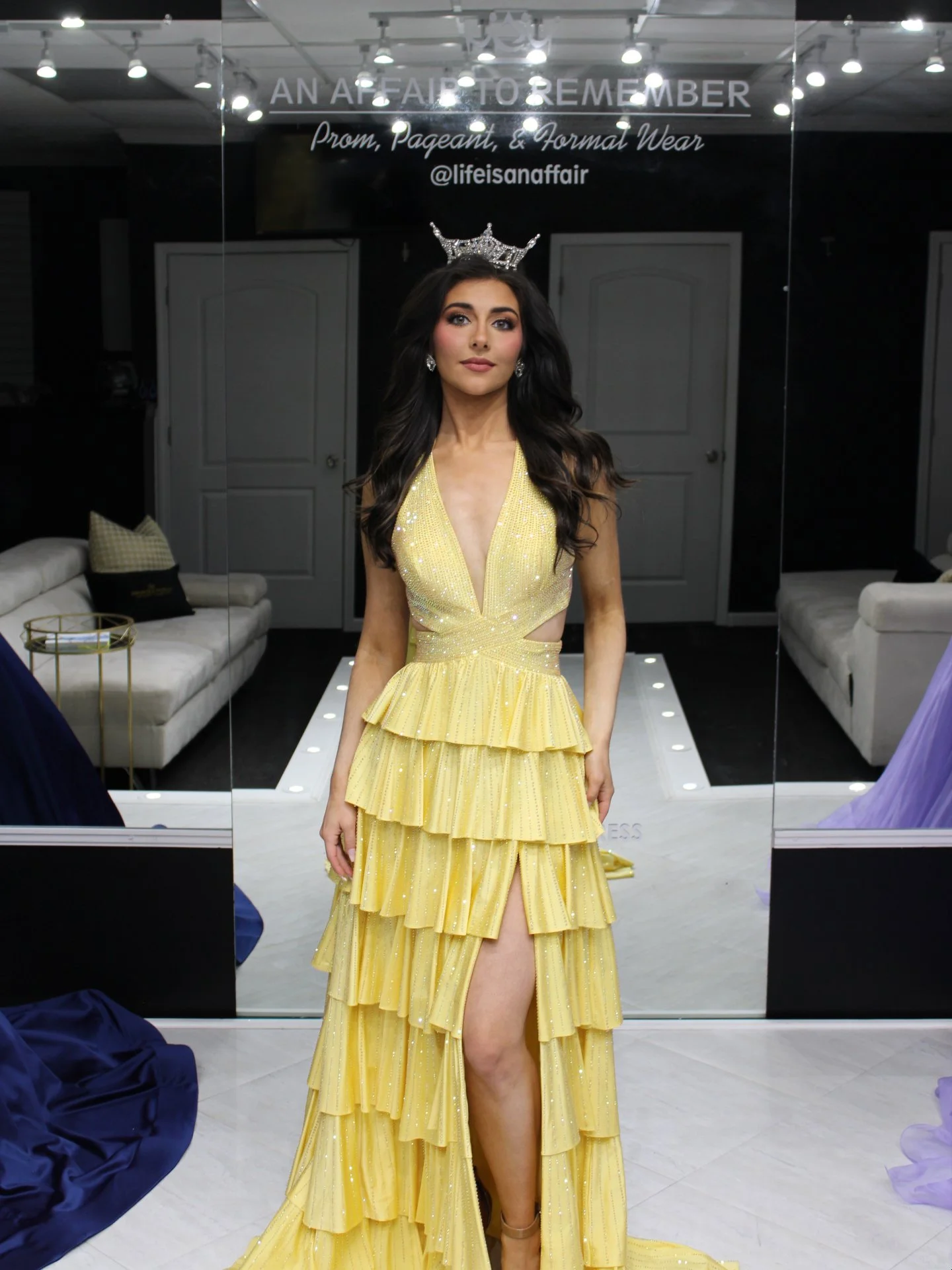 Sunshine meets southern elegance☀️✨💛

Miss North Carolina glowing in yellow perfection, courtesy of Sherri Hill!🫶🏼

#aatrnc #sherrihill #missnc #agirltoremember #sherrihilldress