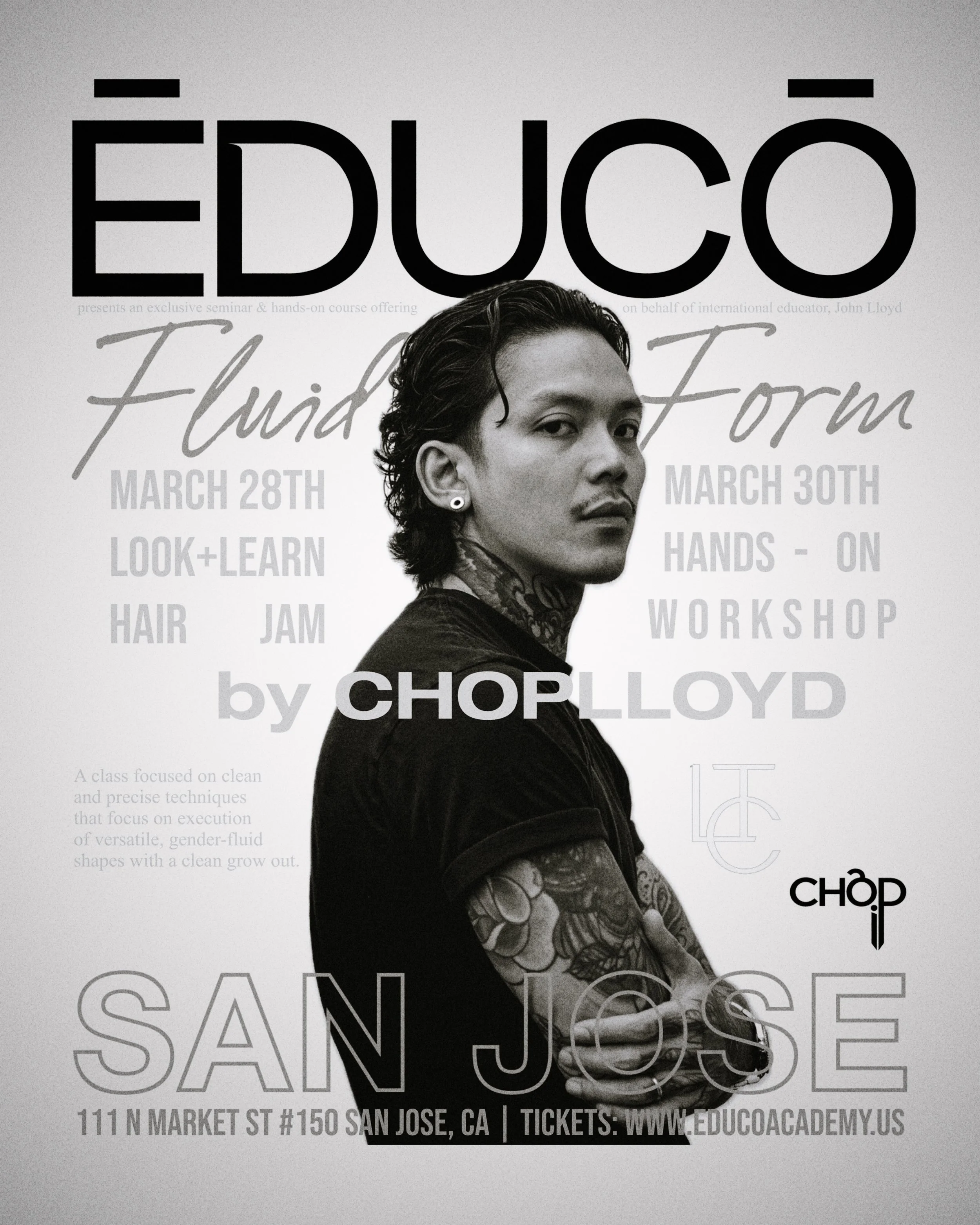03/30 Chop Lloyd: Fluid Form [Hands-On Workshop]