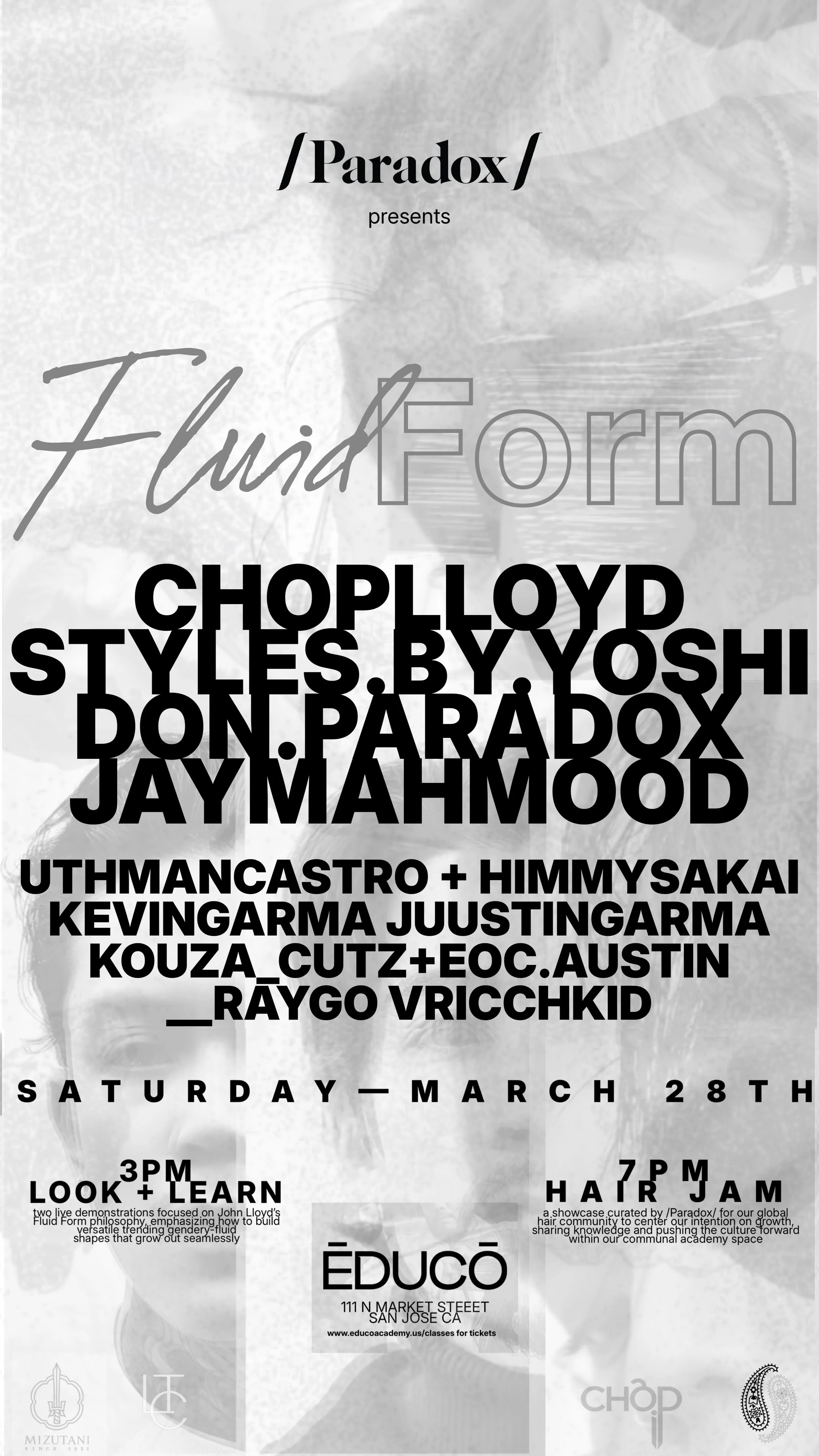 03/28 Chop Lloyd: Fluid Form [Showcase + Hair Jam]