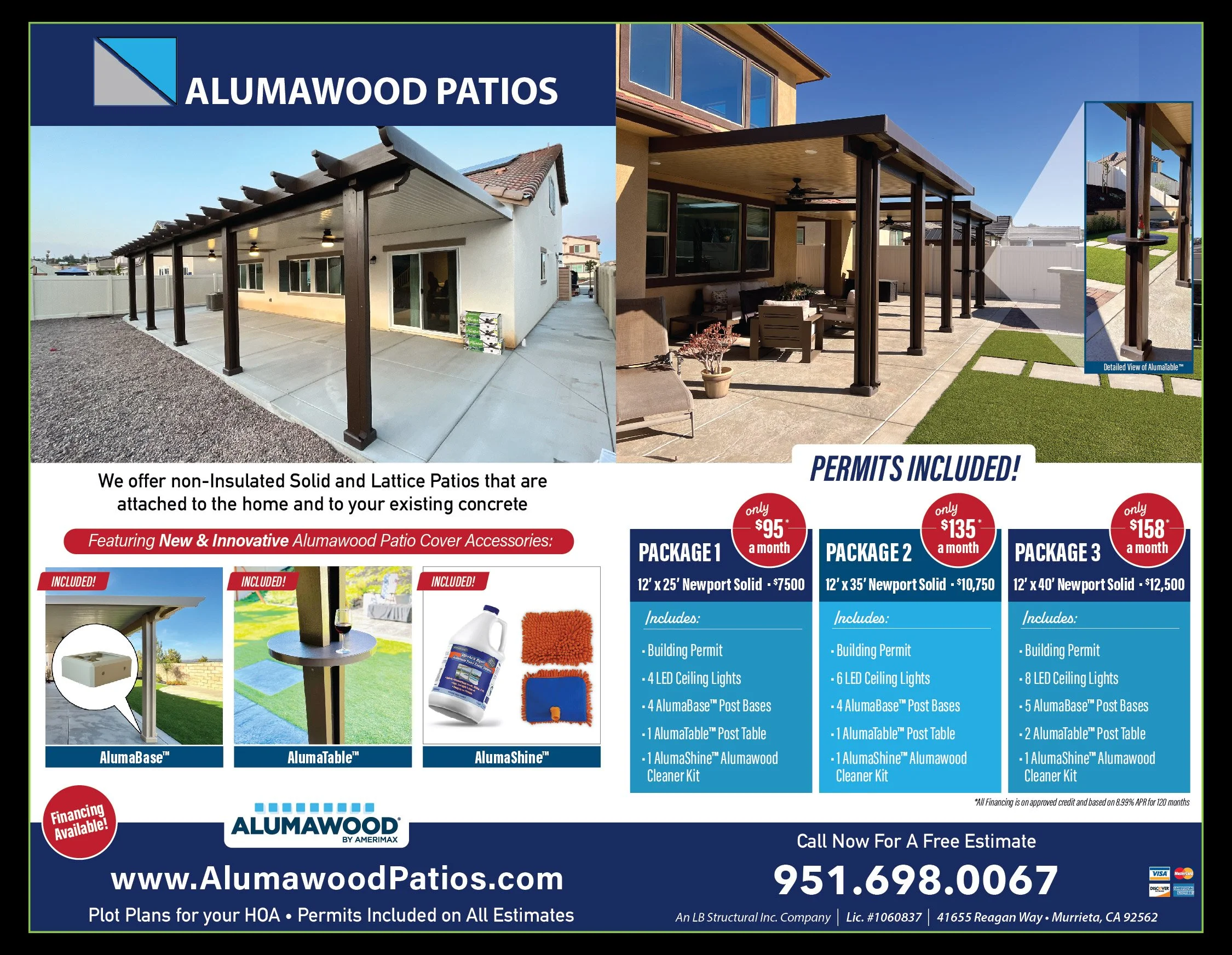 Most Common Aluminum Patio Cover Prices — Alumawood Patios