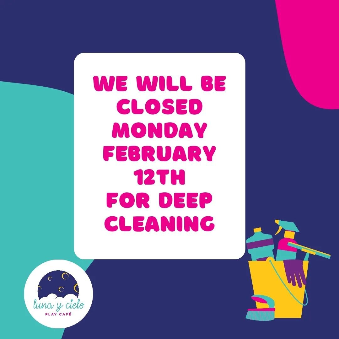 Next Monday, February 12th we will be closing to get some cleaning done. We will reopen on Tuesday, February 13th.