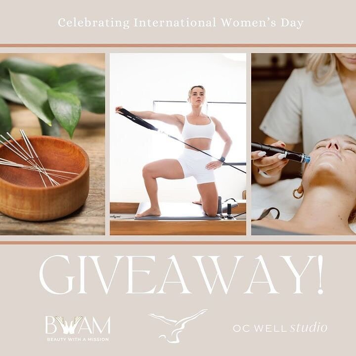 Celebrating International Women&rsquo;s Day with a giveaway with some of our favorite women! We are giving away:

✨1 Semi-private pilates session &amp; 1 group pilates class at #PilatesonPurpose
✨A Beam Platinum Hydrafacial (valued at $349!) at @Beau