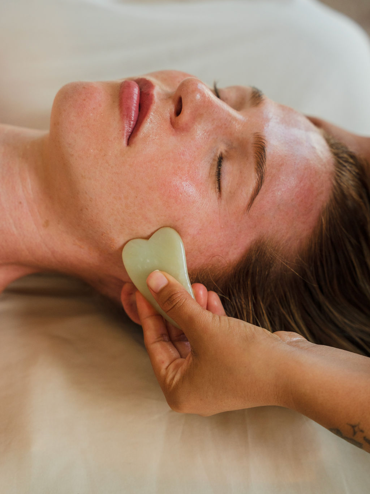facial lymphatic drainage massage and gua sha in Newport Beach