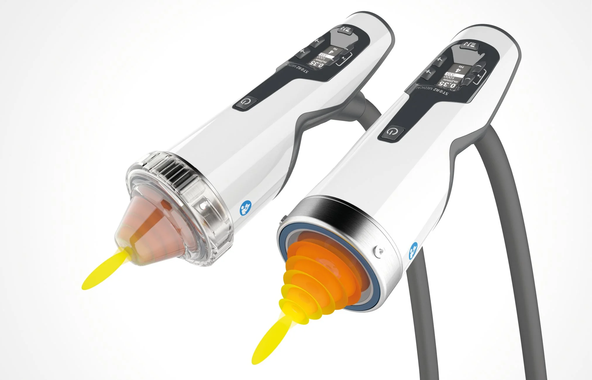 focused shockwave therapy hand pieces