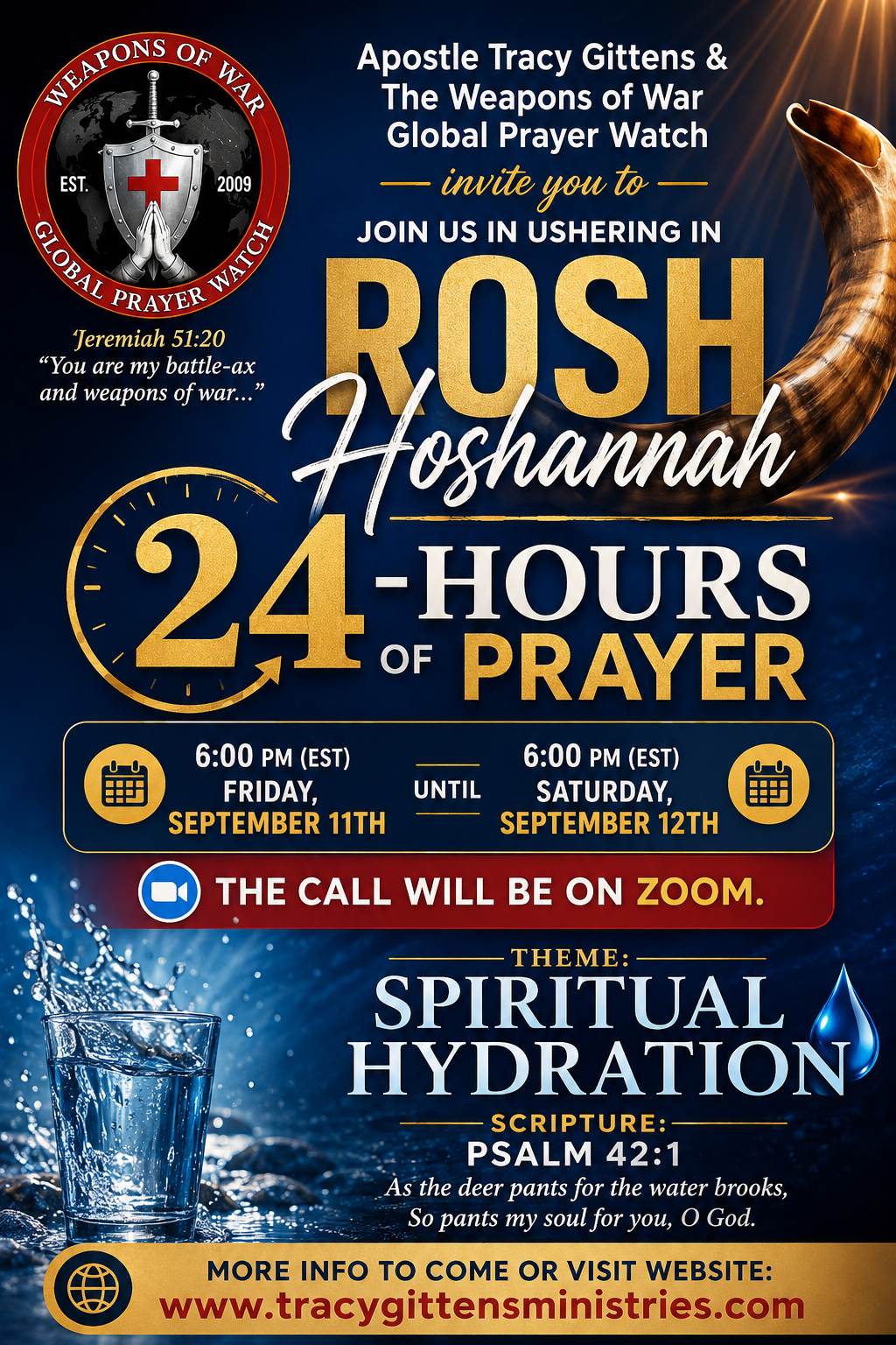 Weapons of War Global Prayer Watch 7th Annual International 24-Hours of Prayer