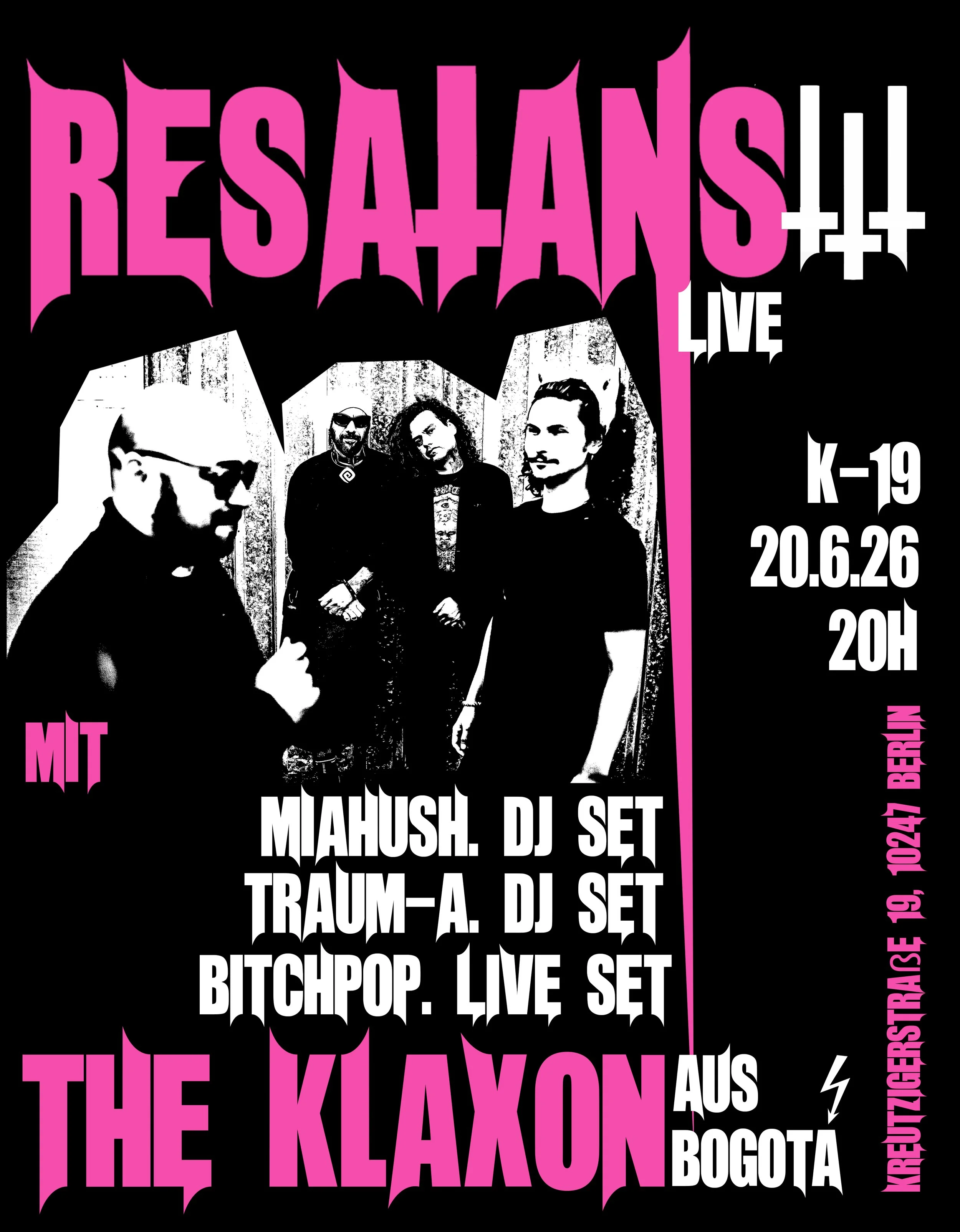Live at K-19 June 20. 2026