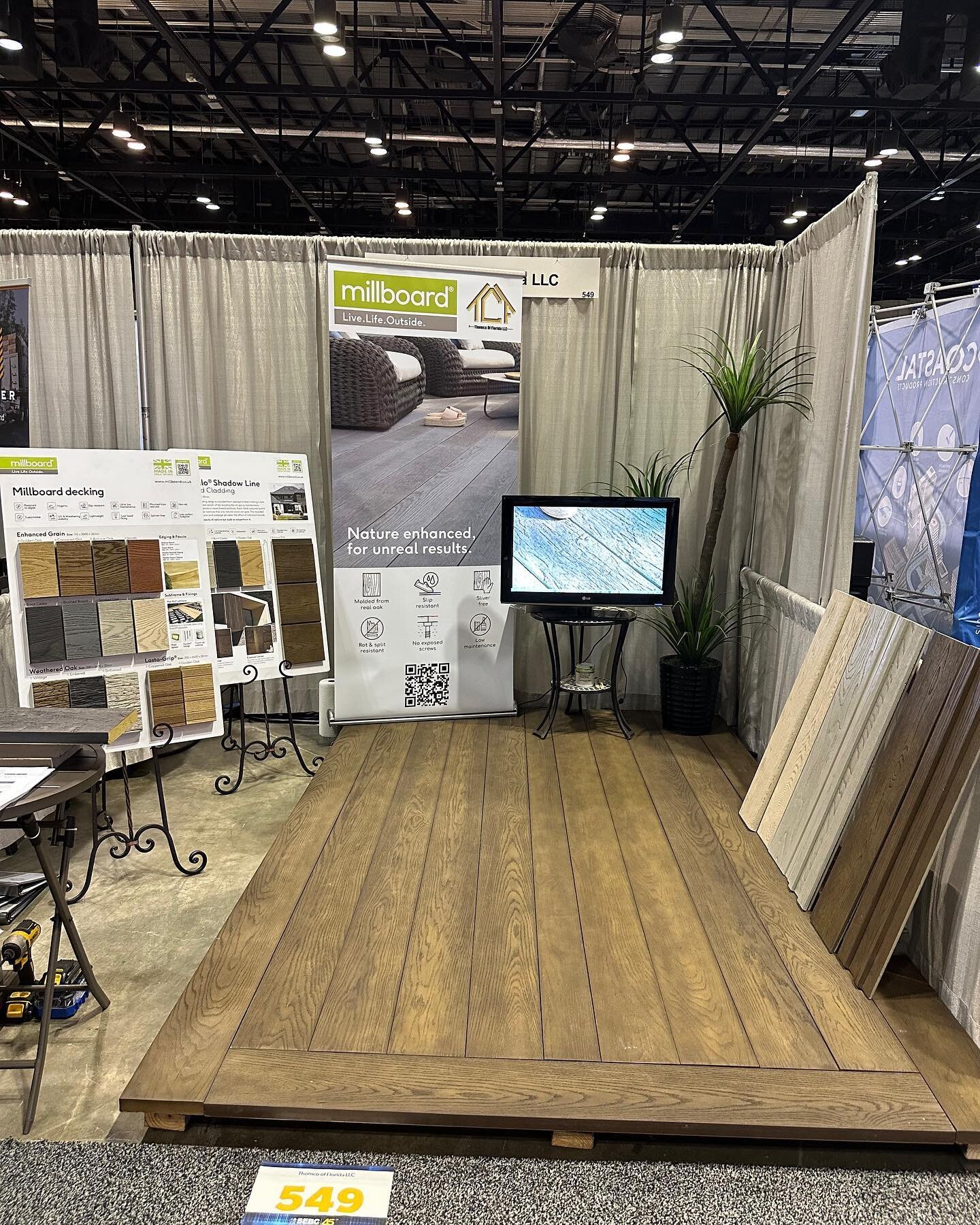 Booth #549 at @southeastbuildingconference! Come check us out today and tomorrow!