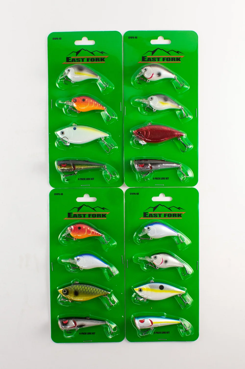 4 pks fish finder fish getter lure company fork East Fork 4 Pack Lure Kit (A,B,C,D) — Simmons Distributing Company Website  for Angling Educators