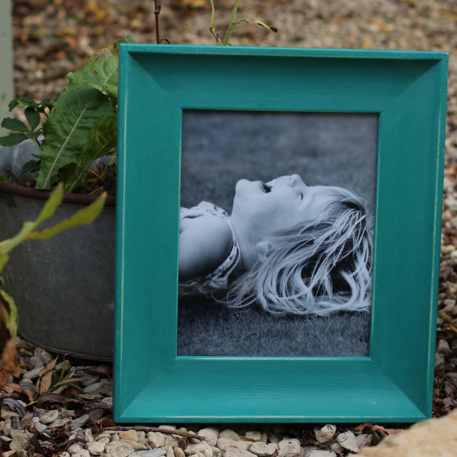 fern green photo frame