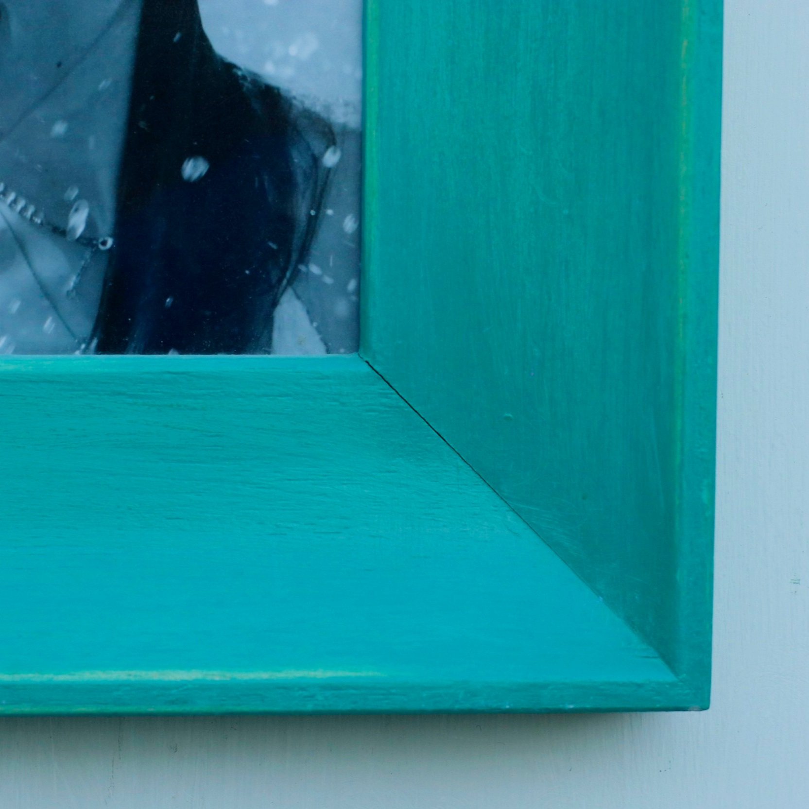 fern green photo frame - detail