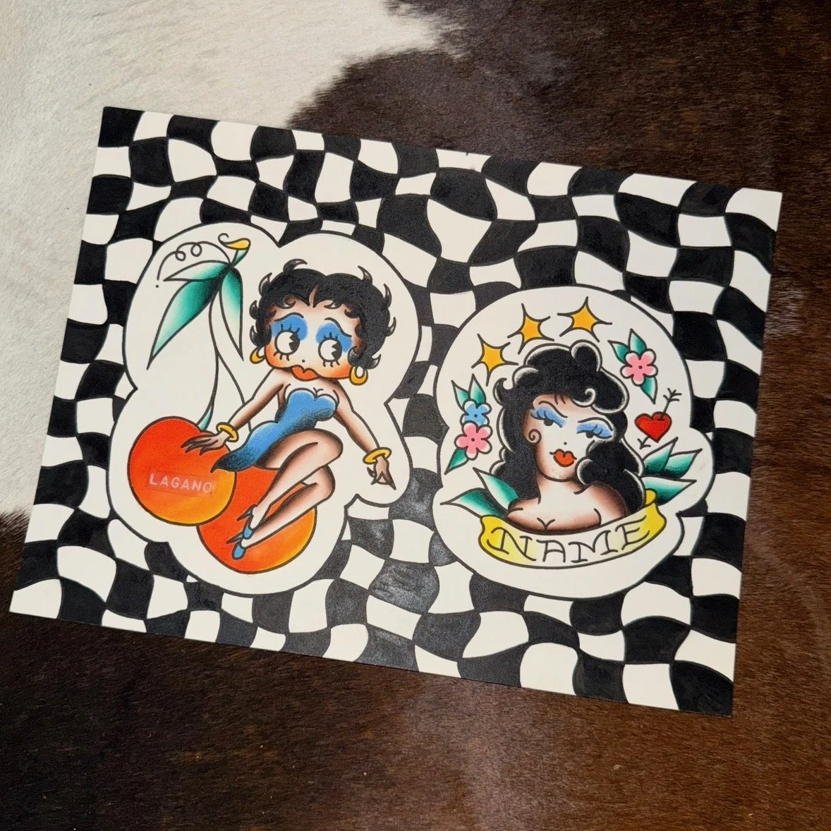 Gorgeous Girls At The Diner Painting