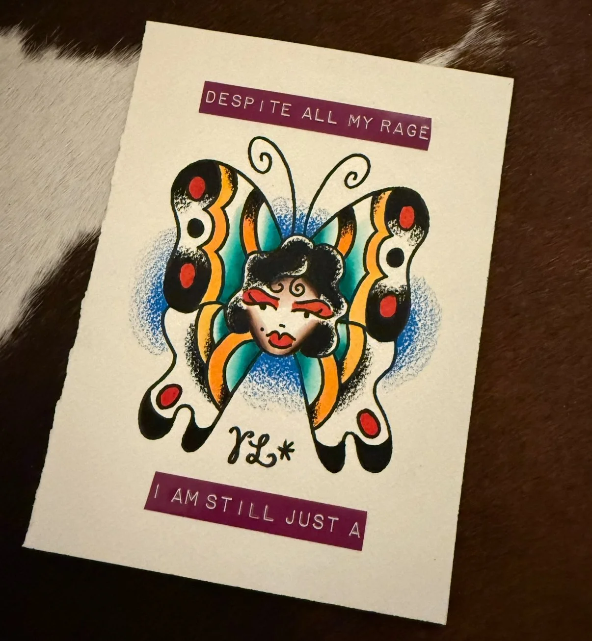 DESPITE ALL MY RAGE PAINTING