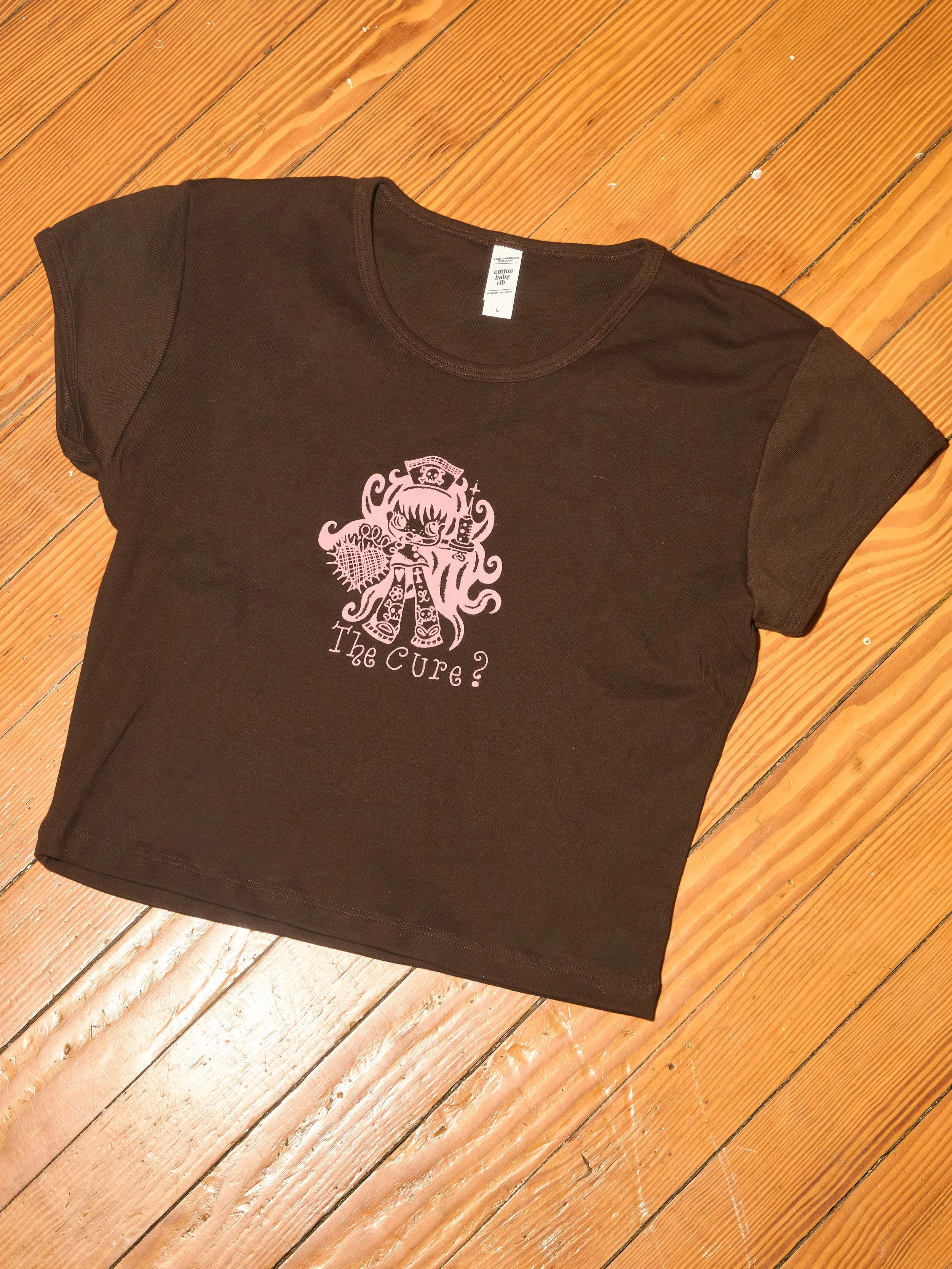 The Cure? Baby Tee (L)