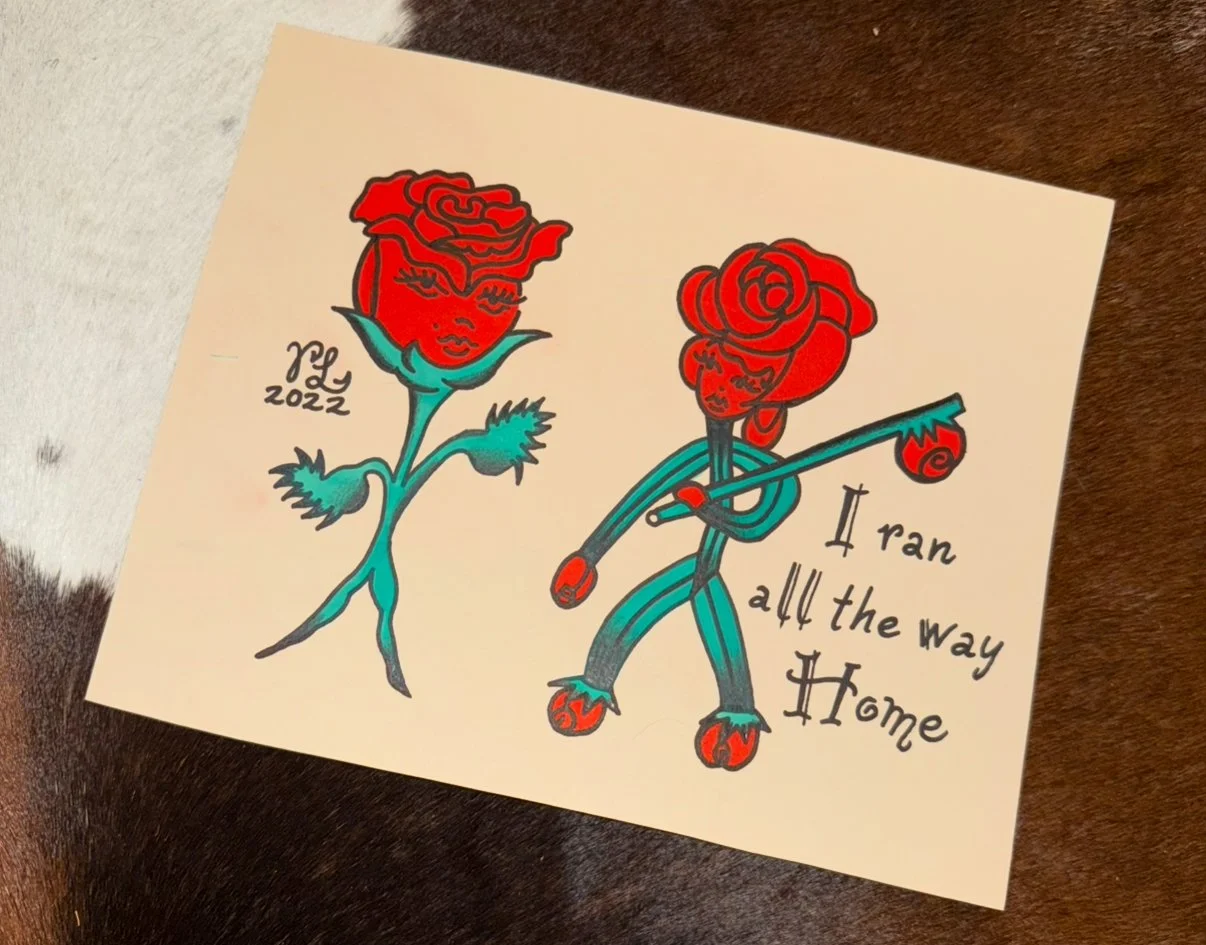 I Ran All The Way Home Painting