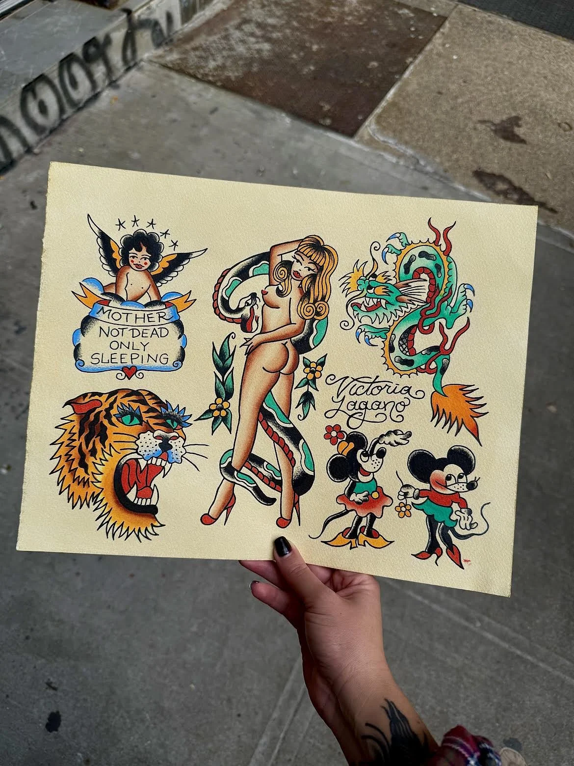 Mother Not Dead Only Sleeping Painting