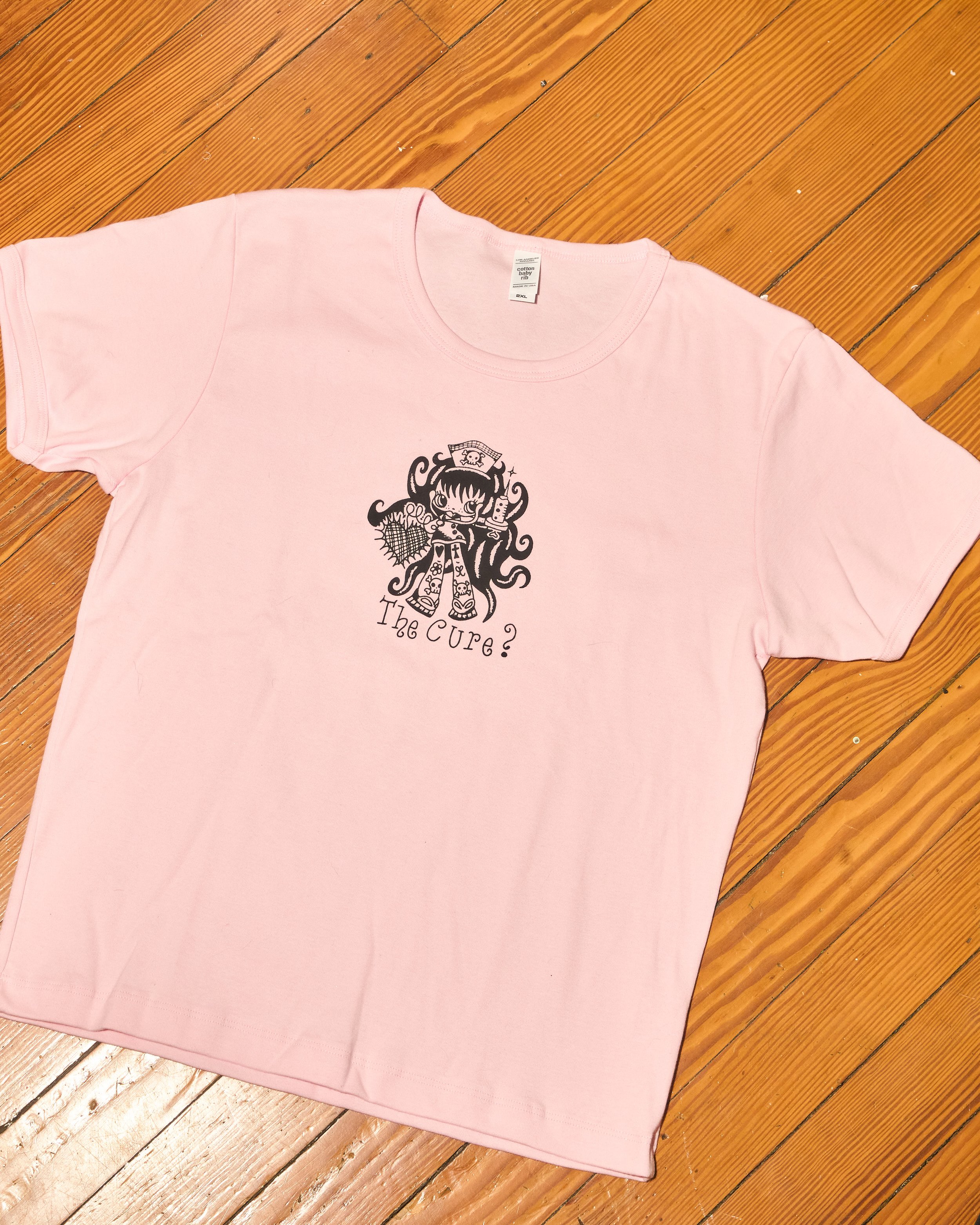 The Cure? Baby Tee (2XL)