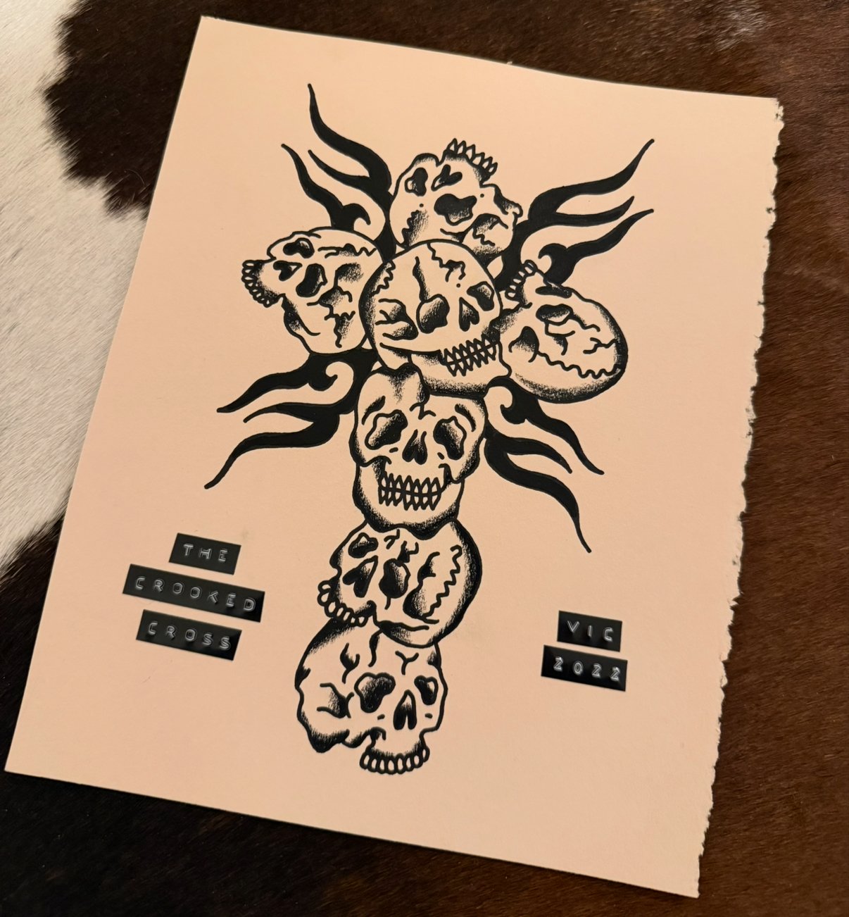 THE CROOKED CROSS PAINTING