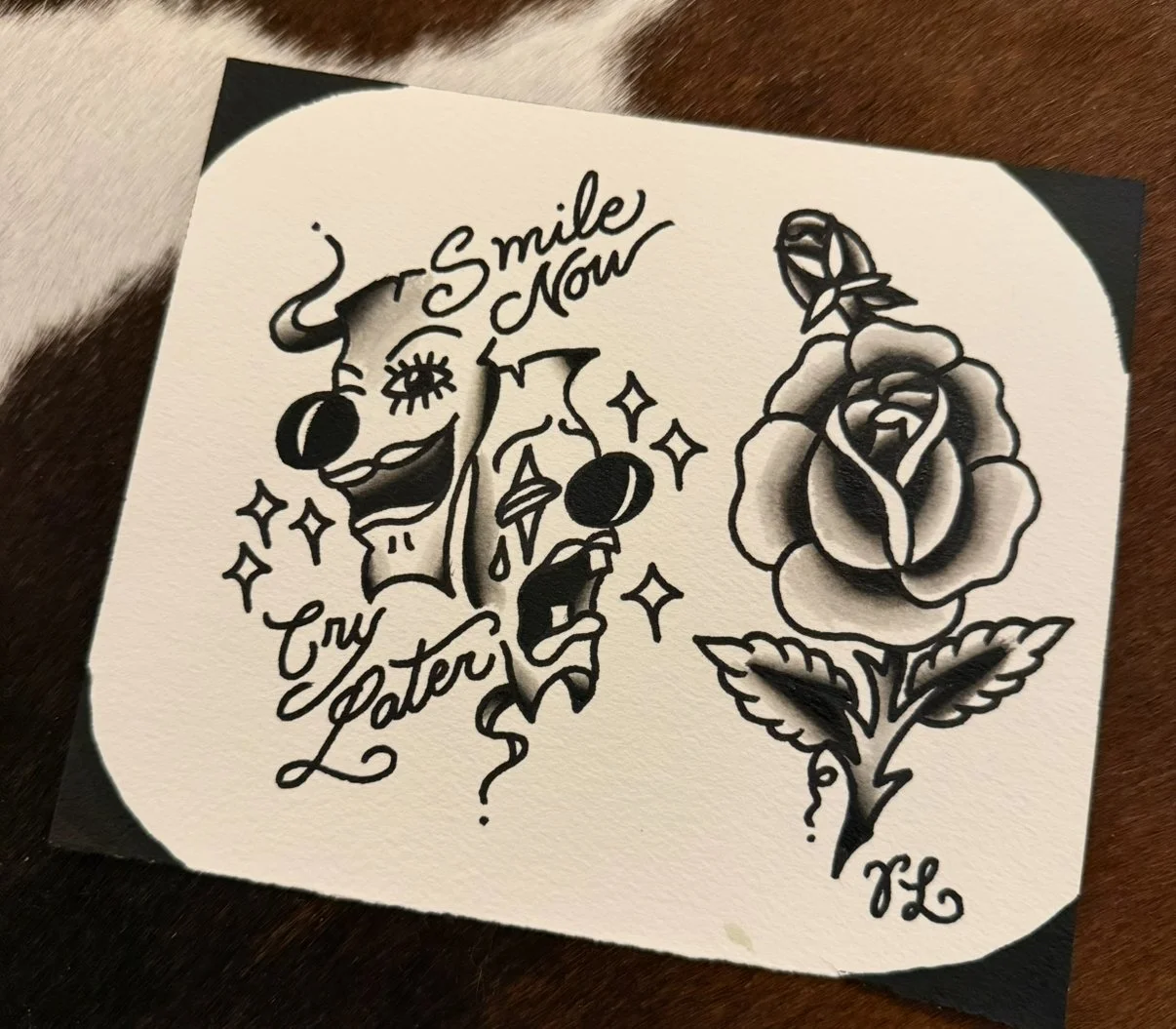 SMILE NOW CRY LATER PAINTING