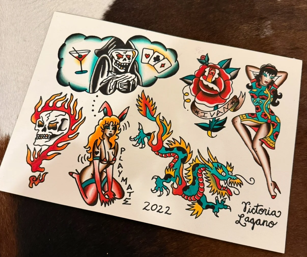 DEATH IS CERTAIN PAINTING