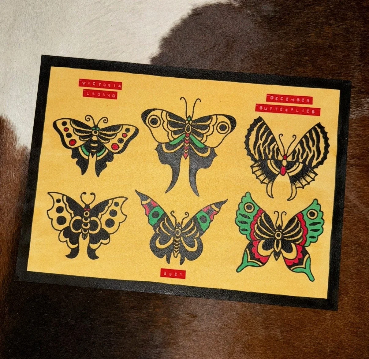 December Butterflies Painting