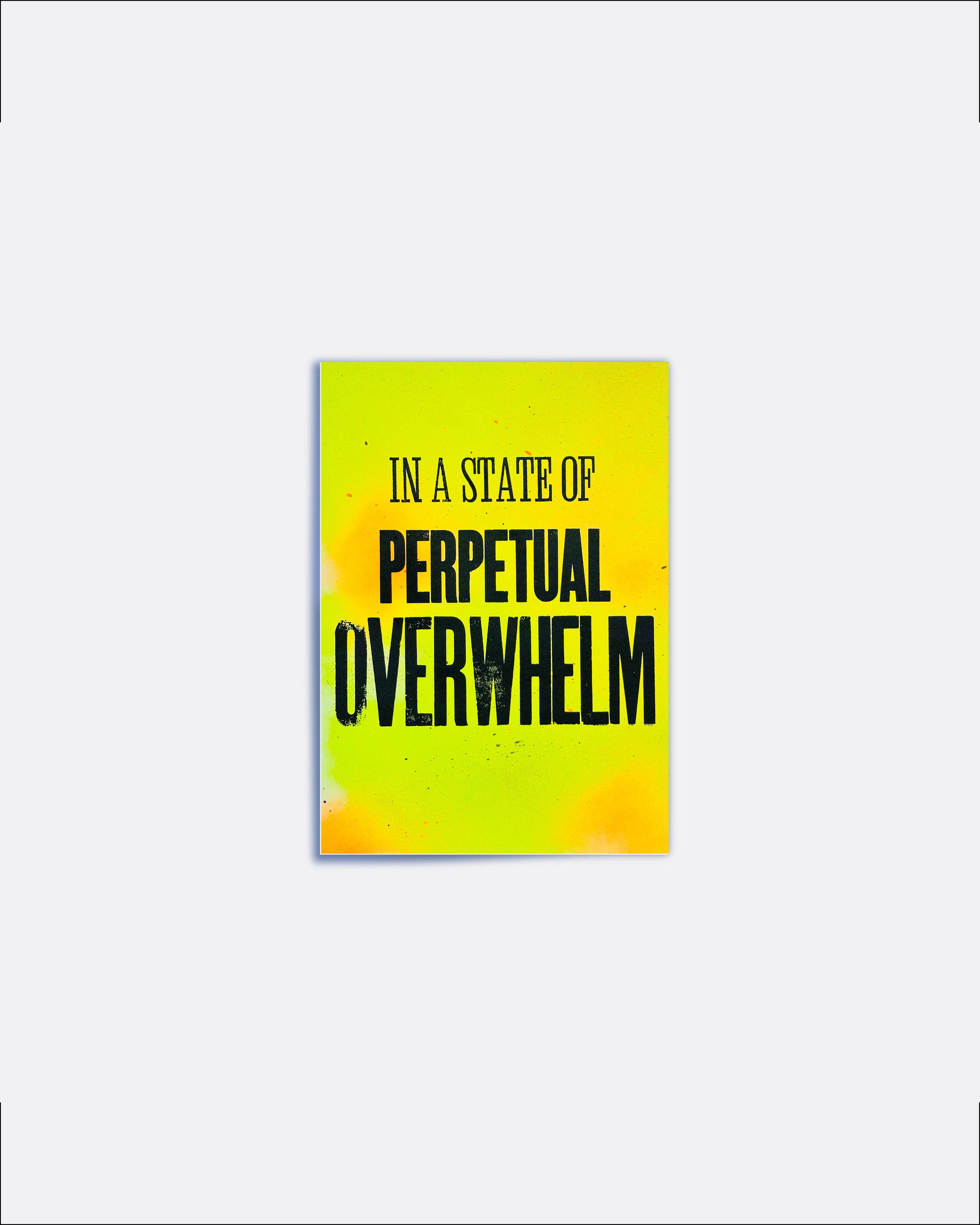 “Perpetual Overwhelm” Postcard