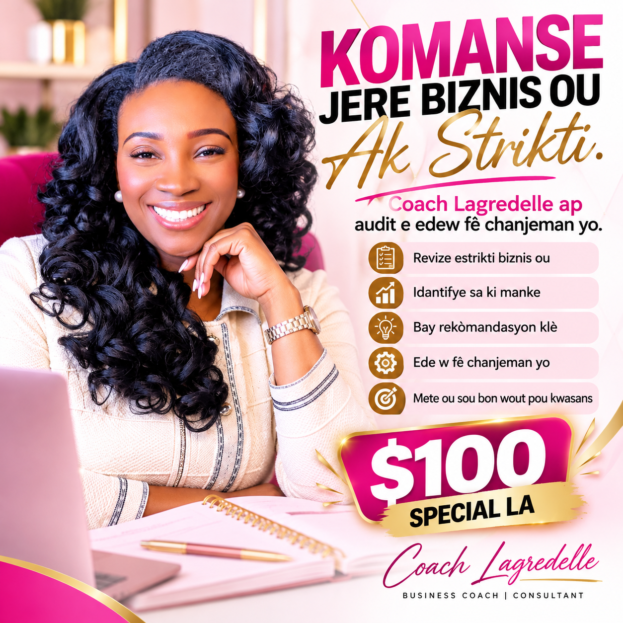 Biznis Estrikti Espesyal $100