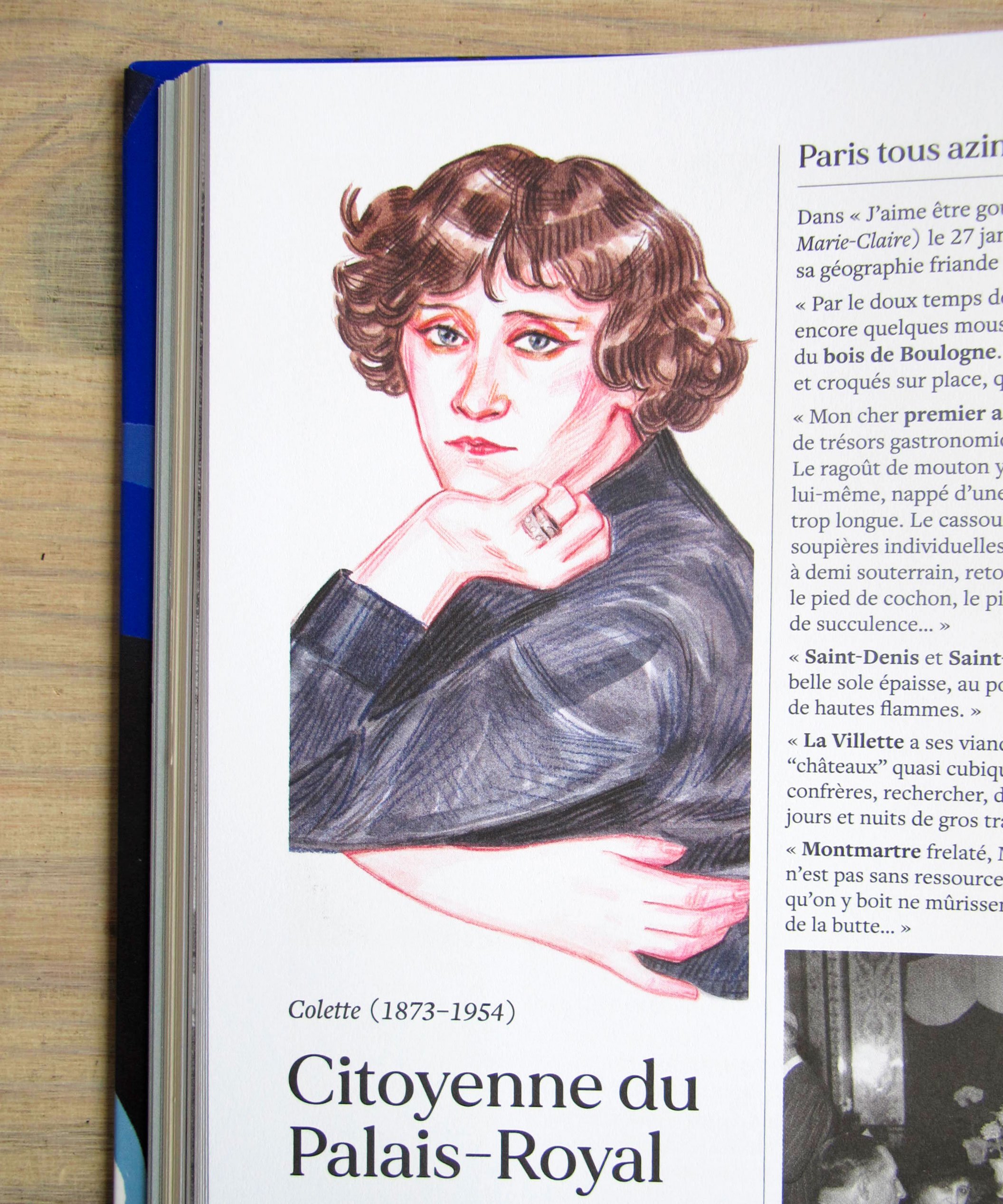 Portrait of French Writer Colette