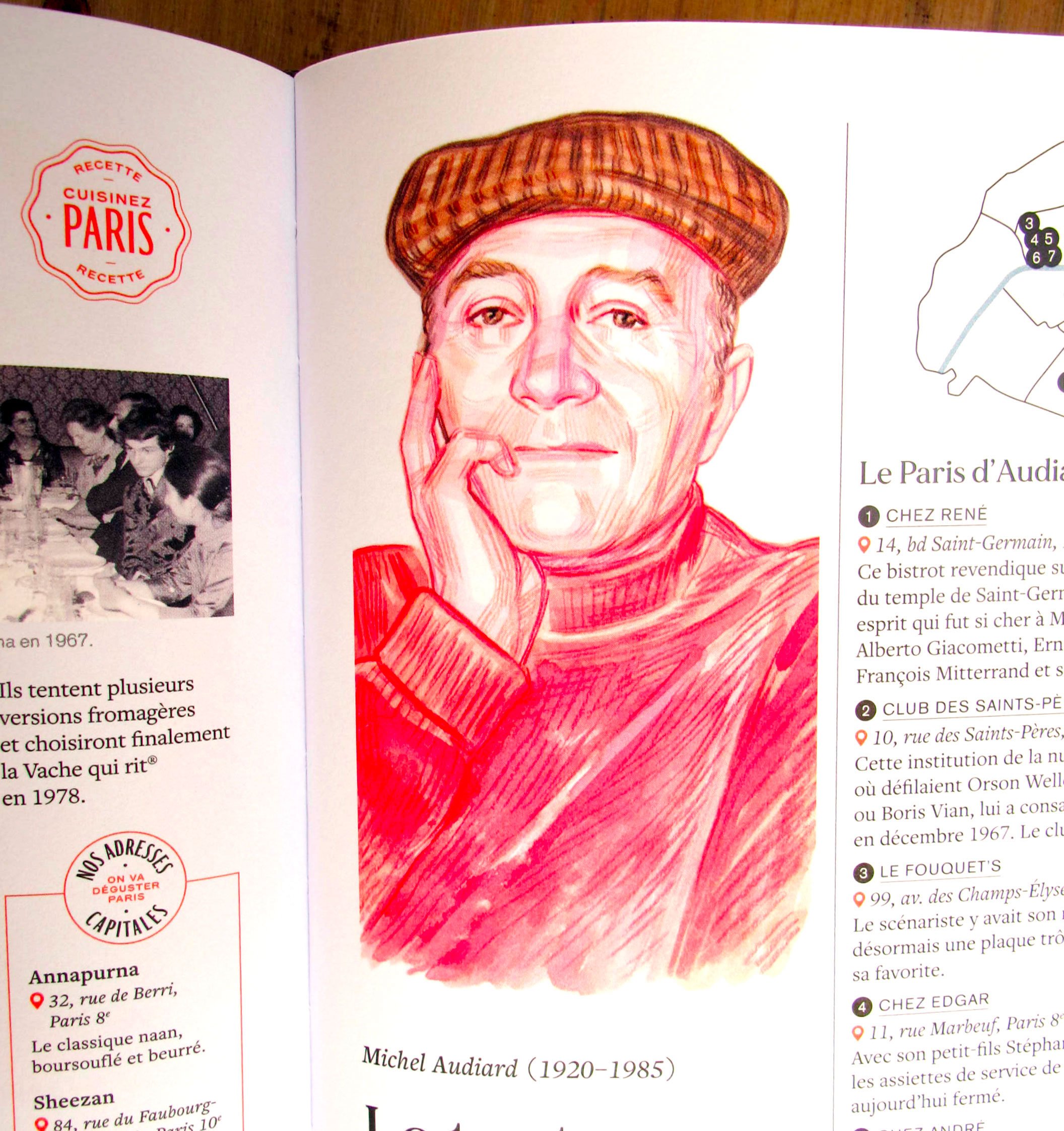  Illustration for "On va déguster Paris !", Marabout éditions, 2022, by Iris Hatzfeld 