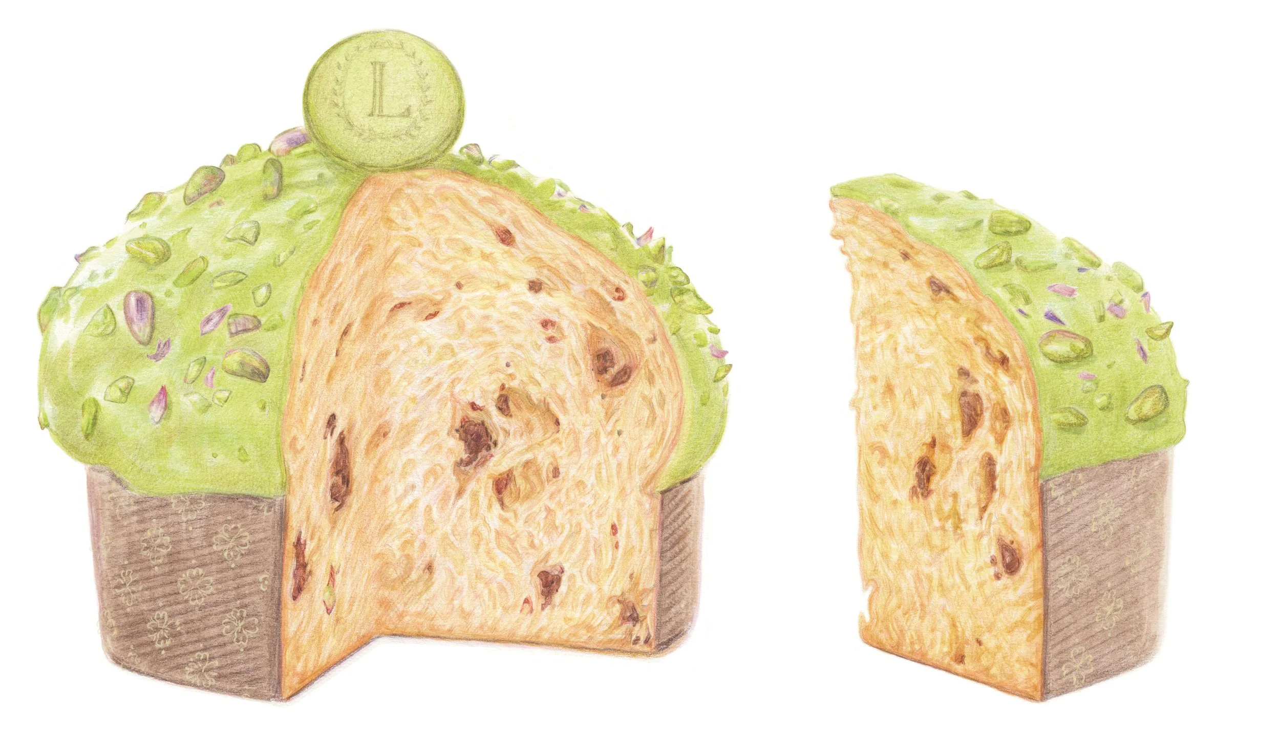 Ladurée Panettone Pistache