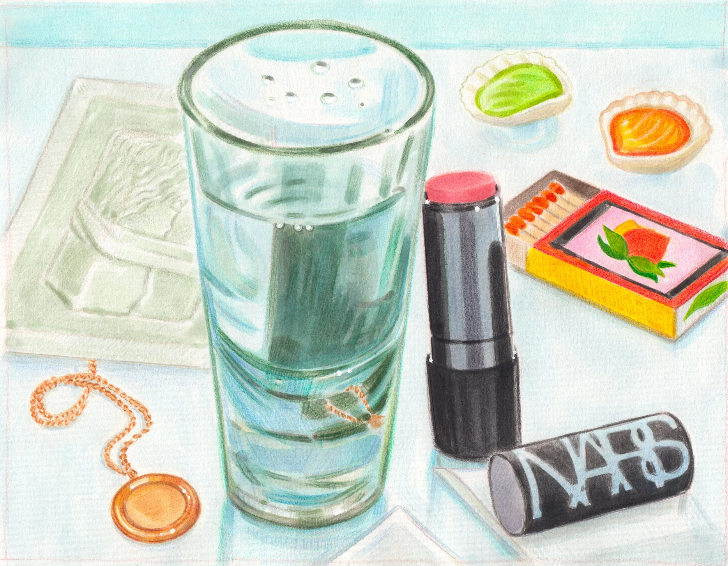Beauty illustration : NARS multiple for French Marie-Claire magazine