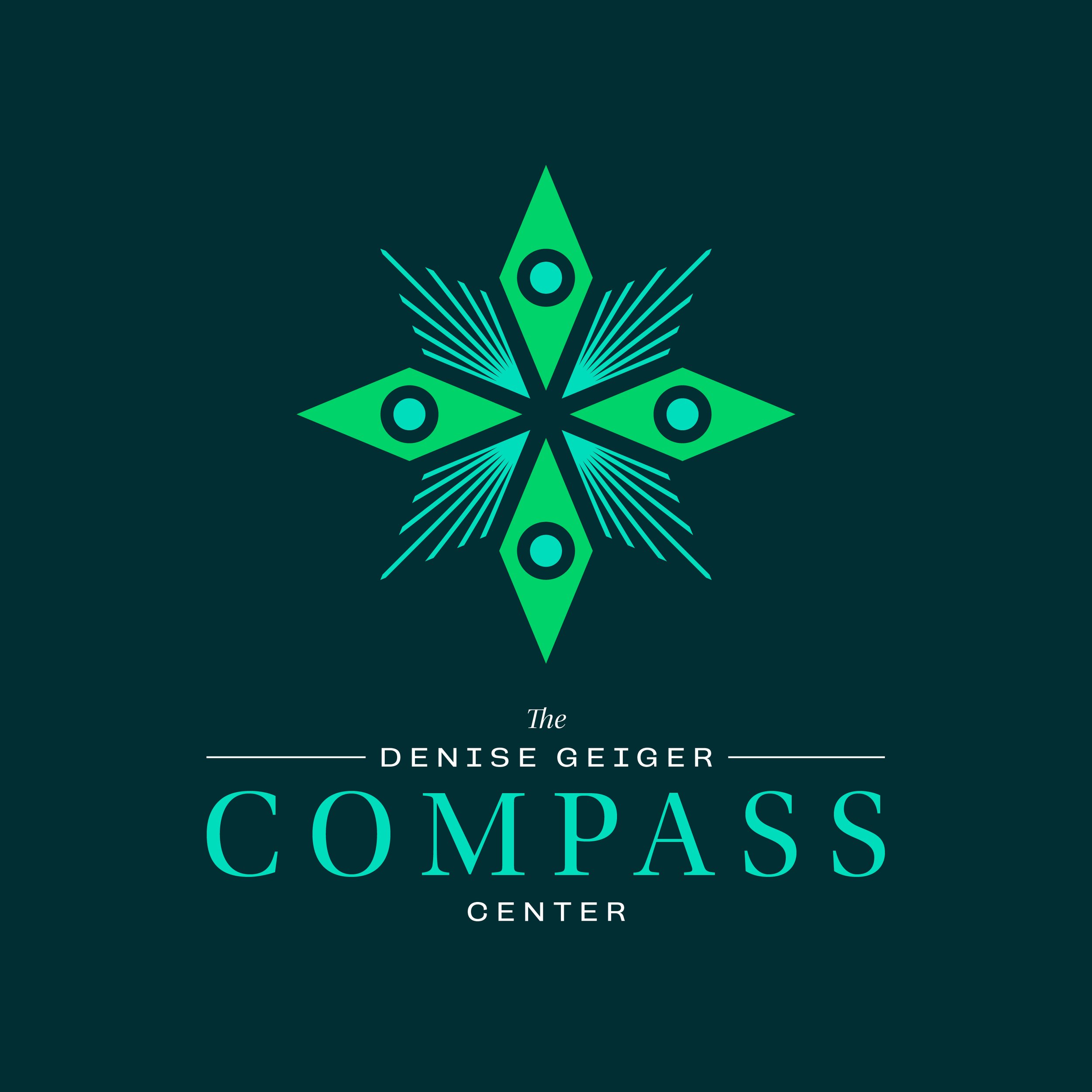 Branding for the Denise Geiger Compass Center