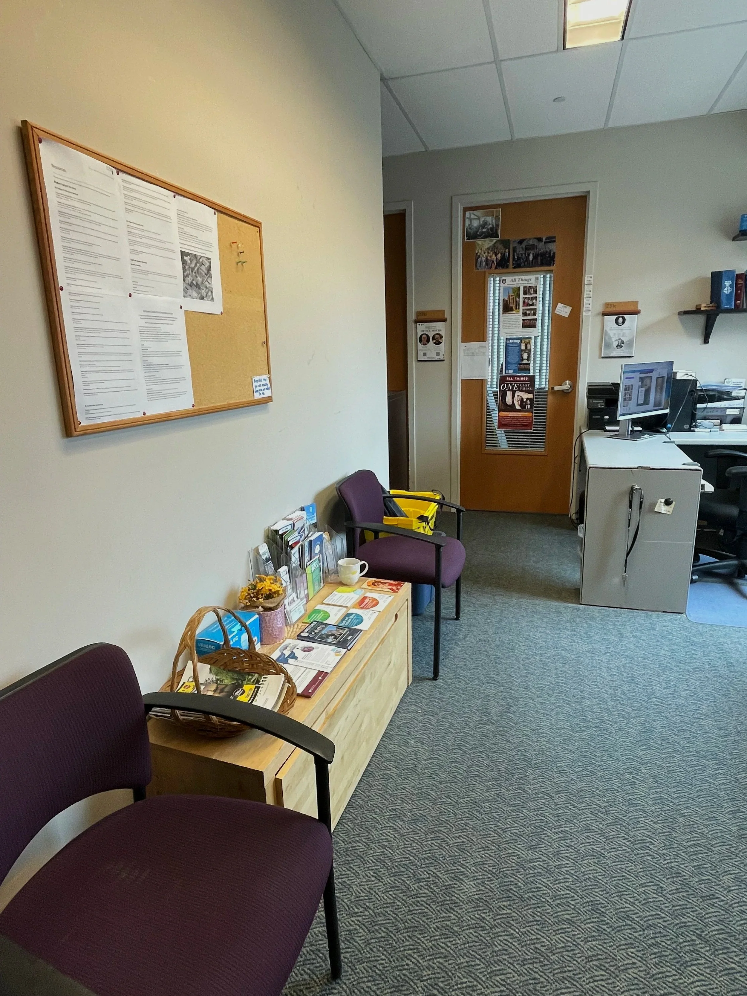 a picture of the chaplaincy office