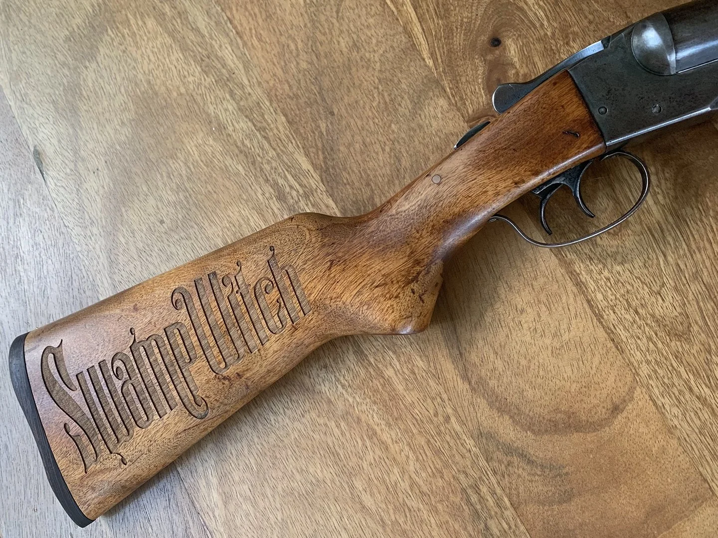 SWAMP WITCH. Eastern Arms 12 gauge side by side Coach Gun