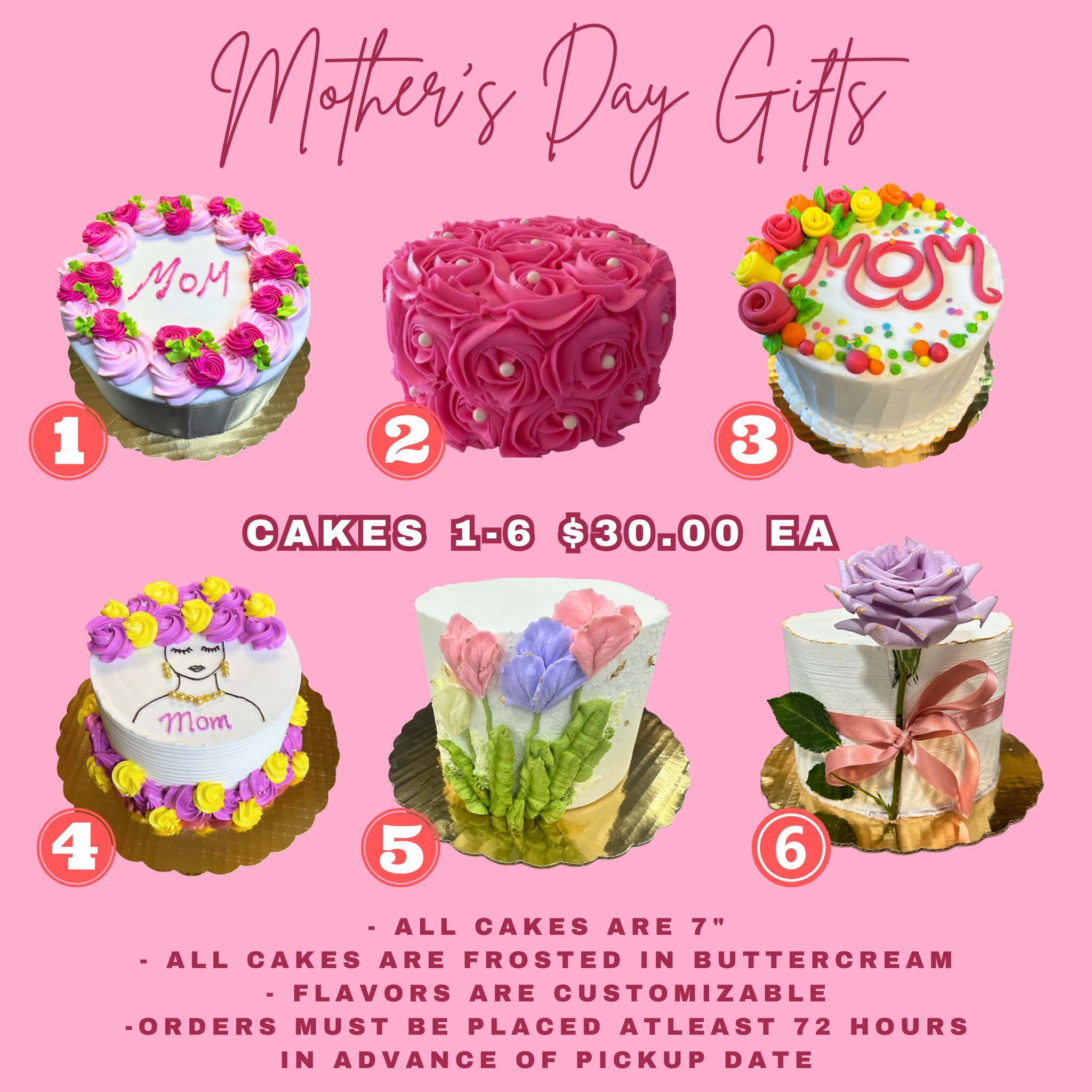 🌸🍰 Celebrate Mother's Day with something sweet! 🍰🌸

Introducing our special Mother's Day Menu, crafted with love and care just for her. Treat your mom to our delightful selection of pastries, cakes, and treats that will surely make her day extra 