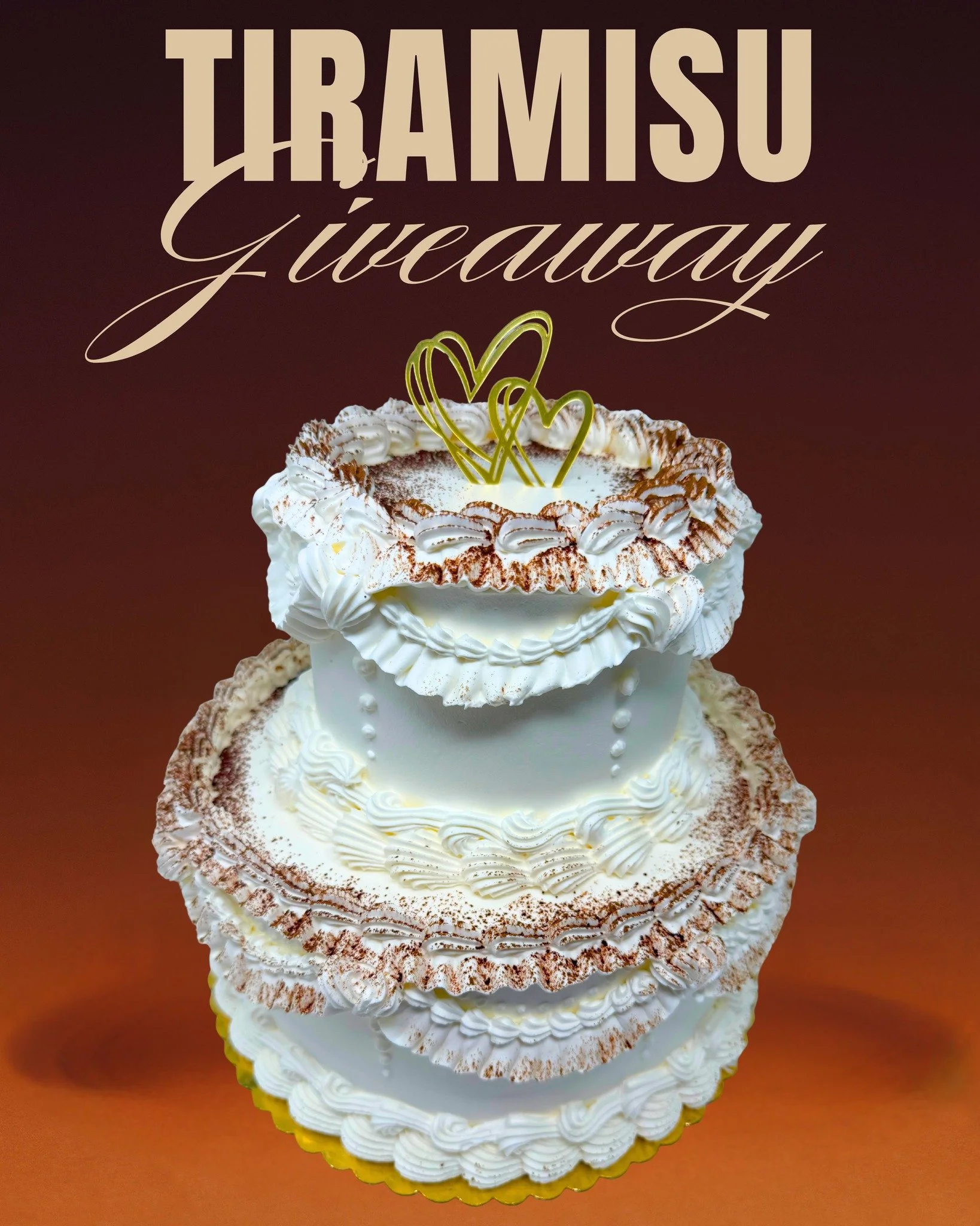 ❤️🍰 Tiramisu, but make it a statement. 🍰❤️

We just made a two-tiered Tiramisu Cake, and it&rsquo;s perfect for larger Valentine&rsquo;s Day celebrations &mdash; whether you&rsquo;re bringing dessert to the office, a school party, a family gatherin