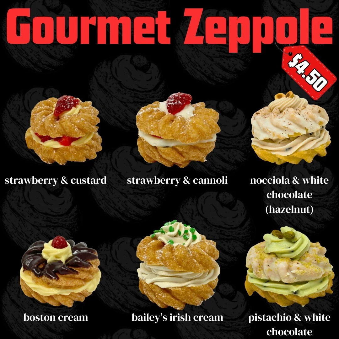 🚨🍩 ST. JOSEPH&rsquo;S DAY IS TOMORROW! 🍩🚨
Reposting our Zeppole Menu 2026 so you can plan your treats before the big day 😍🇮🇹

We&rsquo;re opening early tomorrow only at 7:00 AM for St. Joseph&rsquo;s Day, so stop in early and grab your favorit