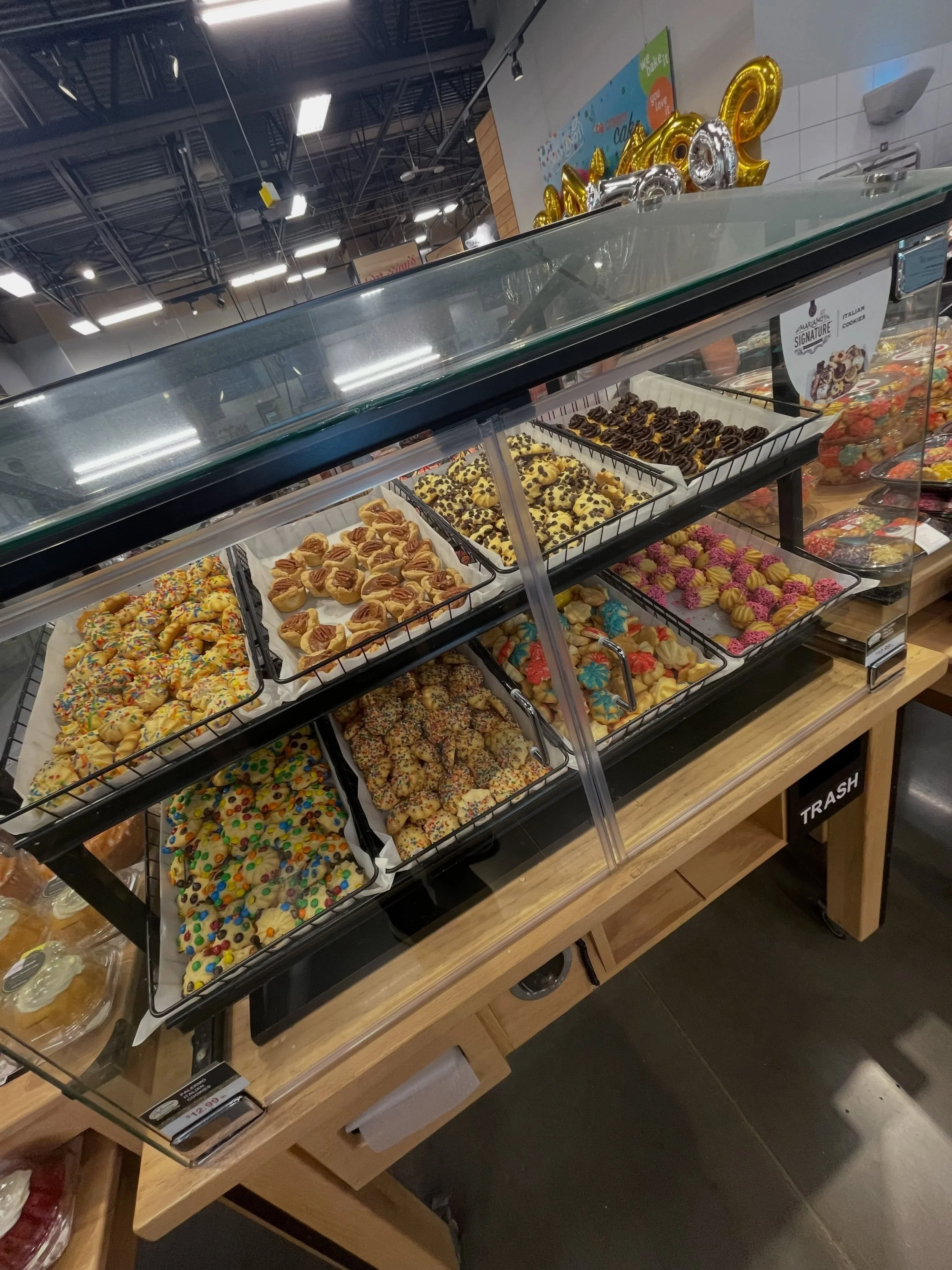 It&rsquo;s a great Friday to be at the @marianosmarket in  Crystal Lake! Check out our wonderful assortment of cookies &amp; pastries throughout their lovely bakery section. We&rsquo;ll be giving free samples of cookies, tiramisu and cannoli chip and