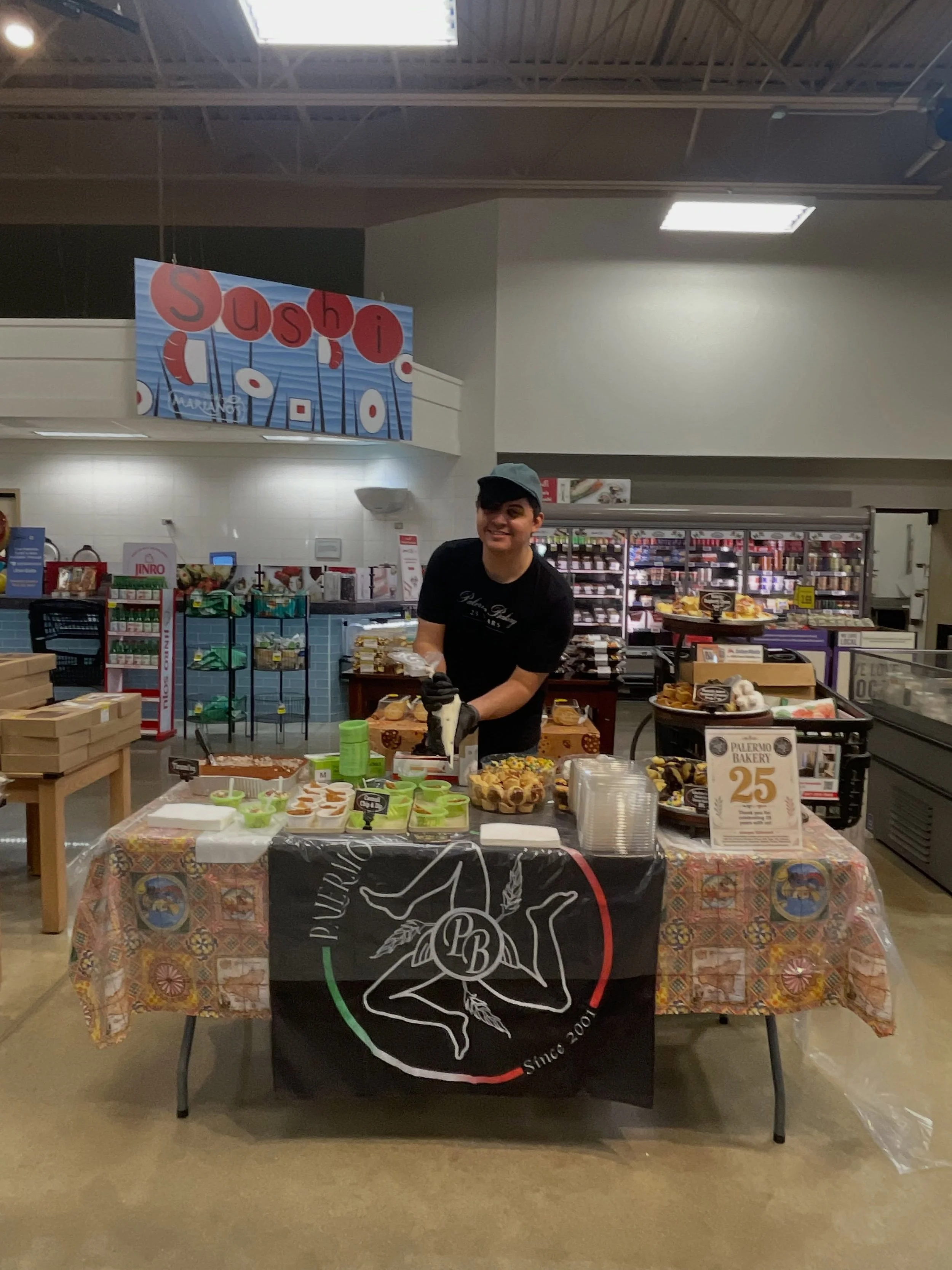 We are at the @marianosmarket in Lake Zurich today continuing our 25 year anniversary tour to all of the Mariano&rsquo;s. Have some free samples on this rainy day! We&rsquo;ll be here till 5pm so come say hi!