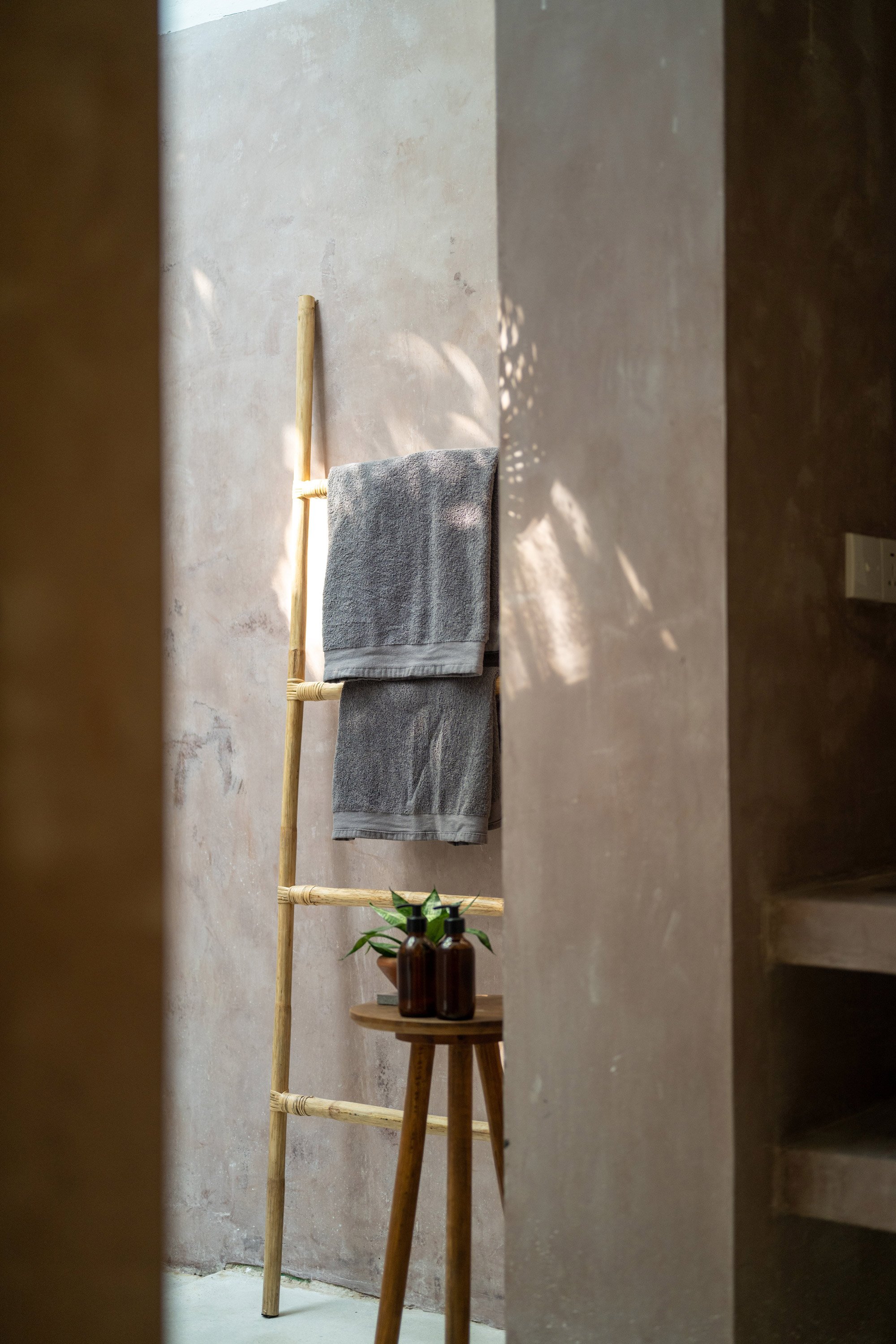 Soul House Ahangama Sri Lanka with en suite bathroom and handmade cane items (Copy)