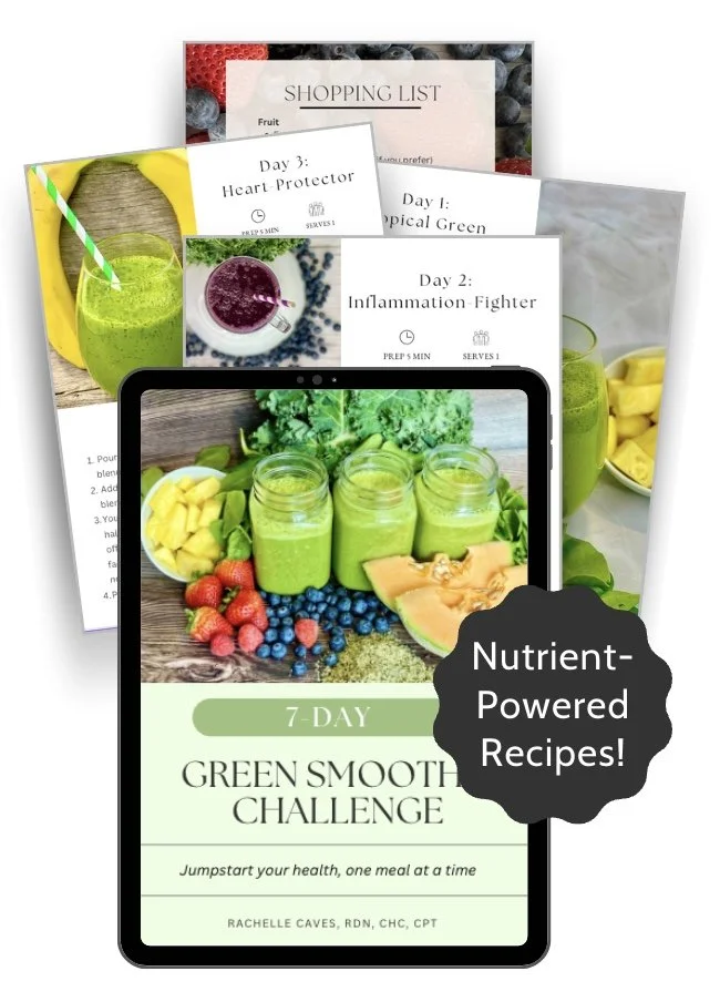 7 Day Green Smoothie Challenge — Rachelle Caves, RDN, CHC, CPT